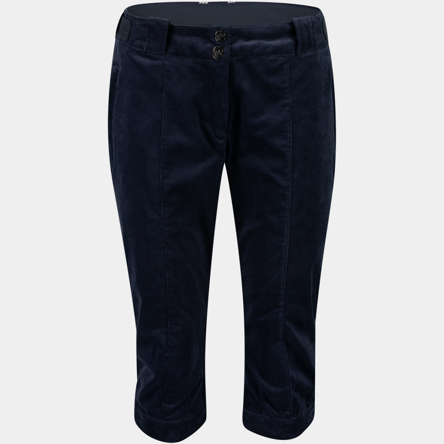 Kollen Cord Nikkers, dame - Fritidsshorts - Mørk blå | XXL