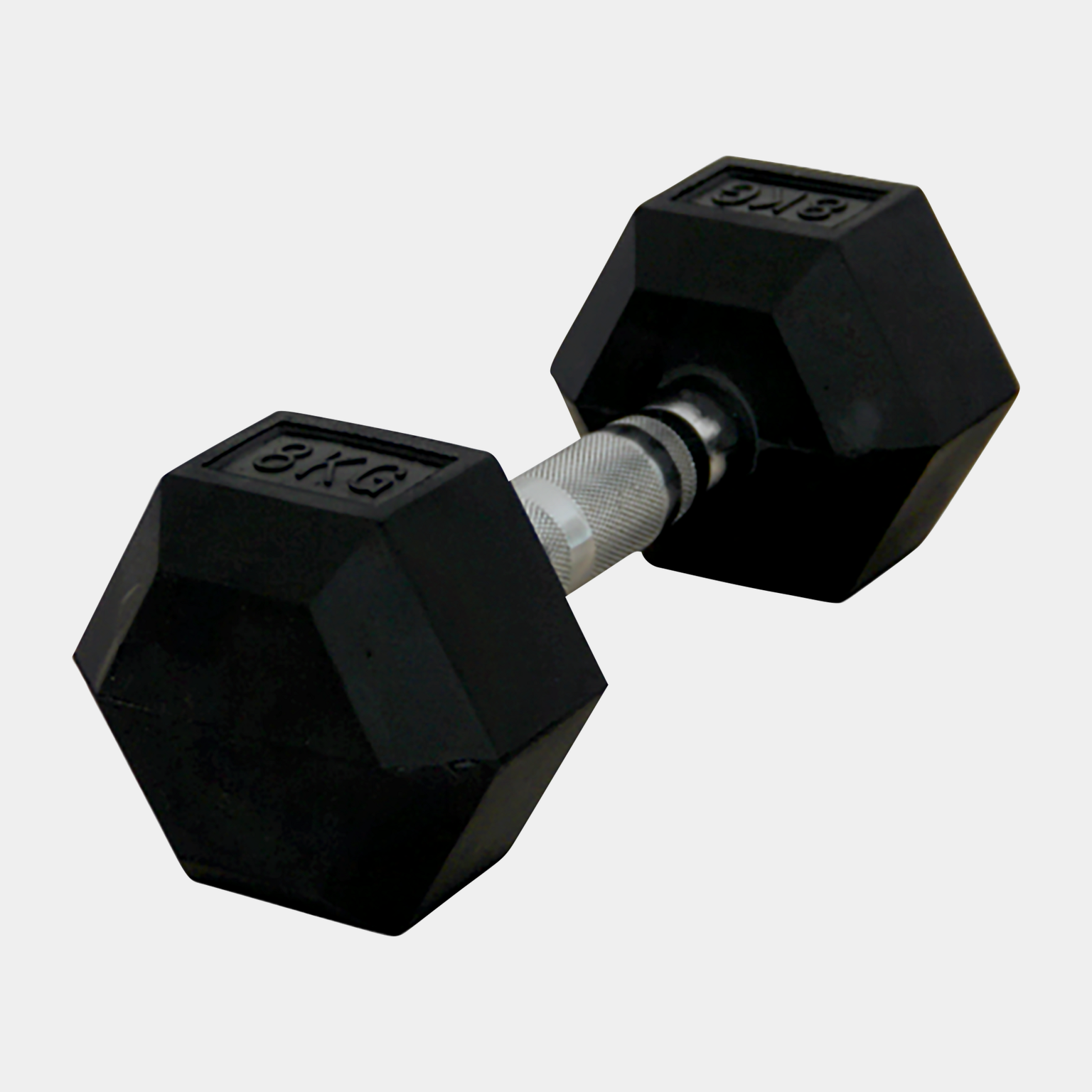 Hex Dumbbell 8 kg, dumbbell - full image 1