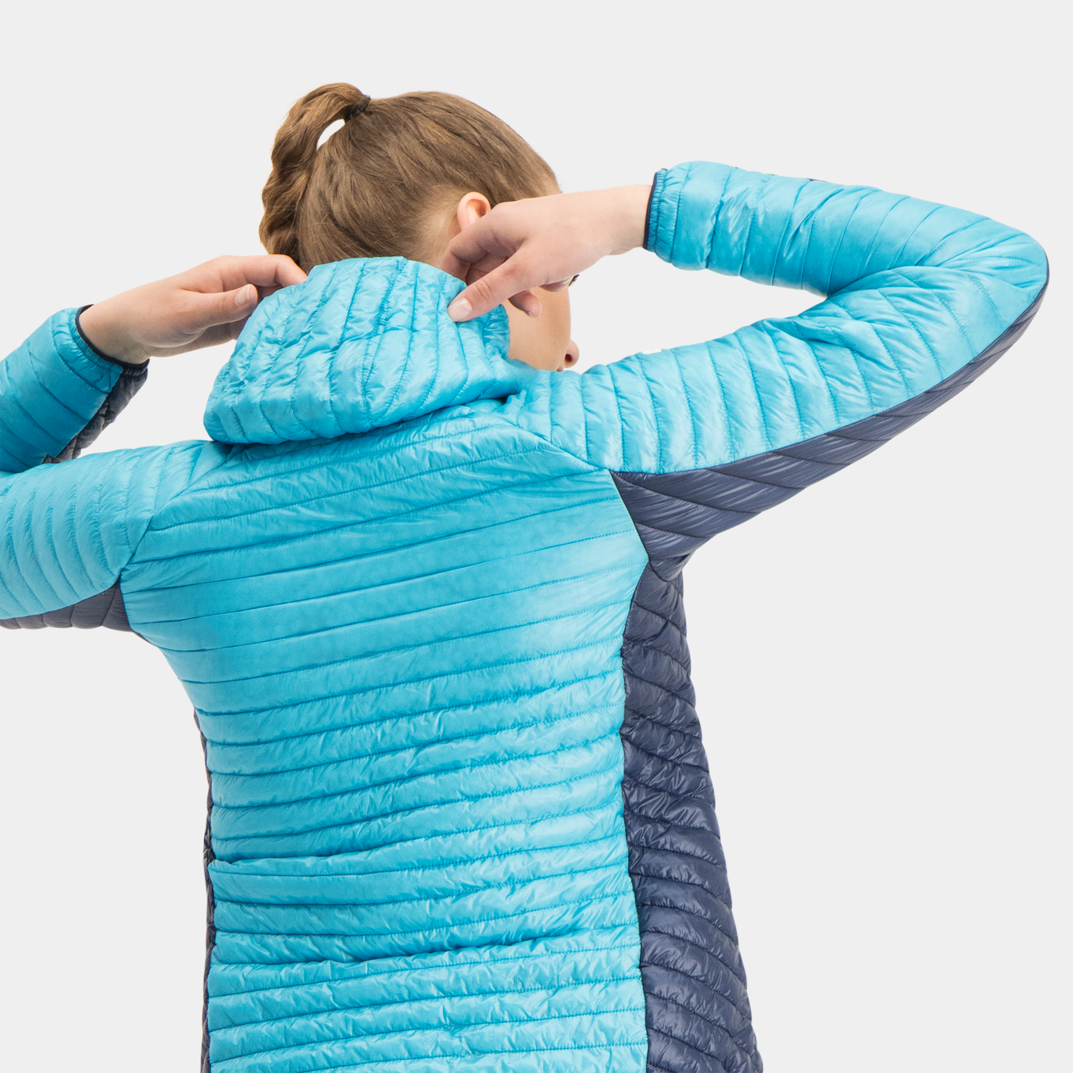 L.I.Mimic Graph Hood isolasjonsjakke dame - full image 4