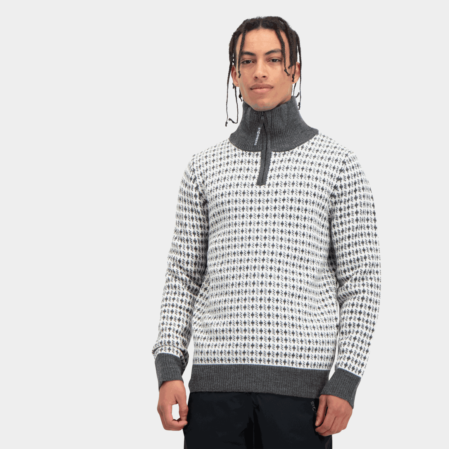 Nordishavet Wool Zip Sweater, ullgenser, herre - full image 1