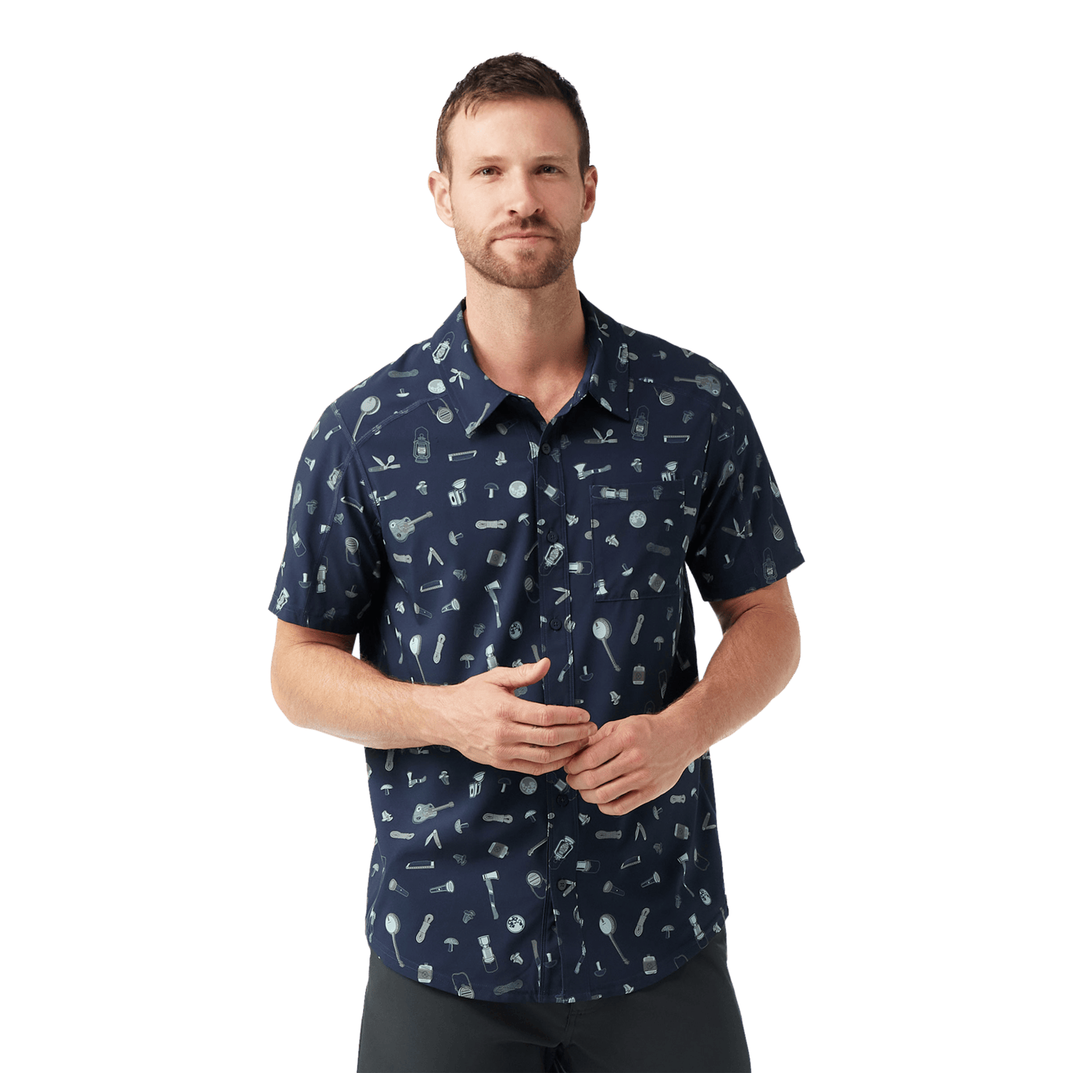 Smartwool Everyday Short Sleeve Button Down Everyday, , skjorte