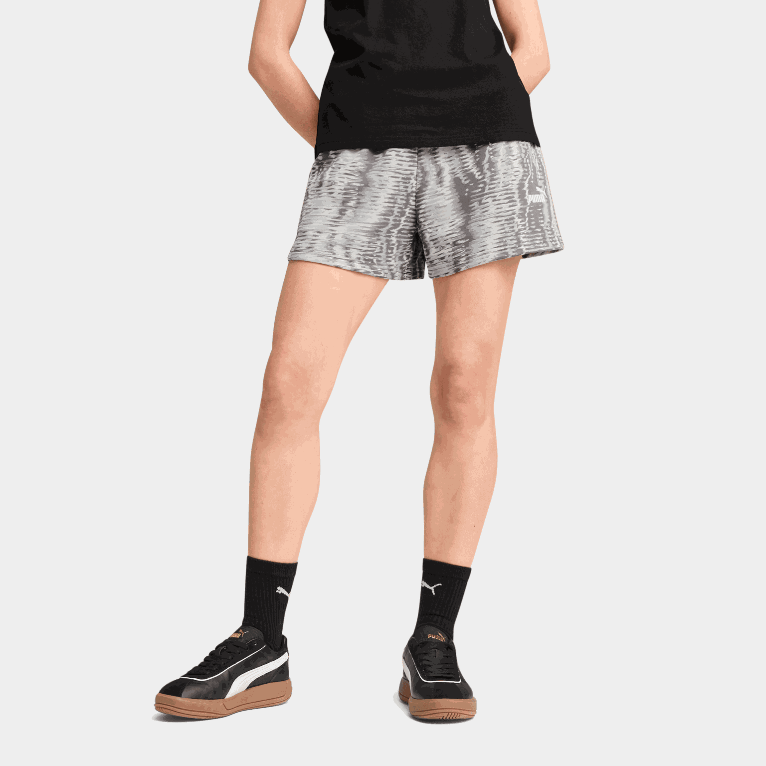ESS NATURE 2.0 Mid-Rise AOP Shorts 4", fritidsshorts, dame - full image 1
