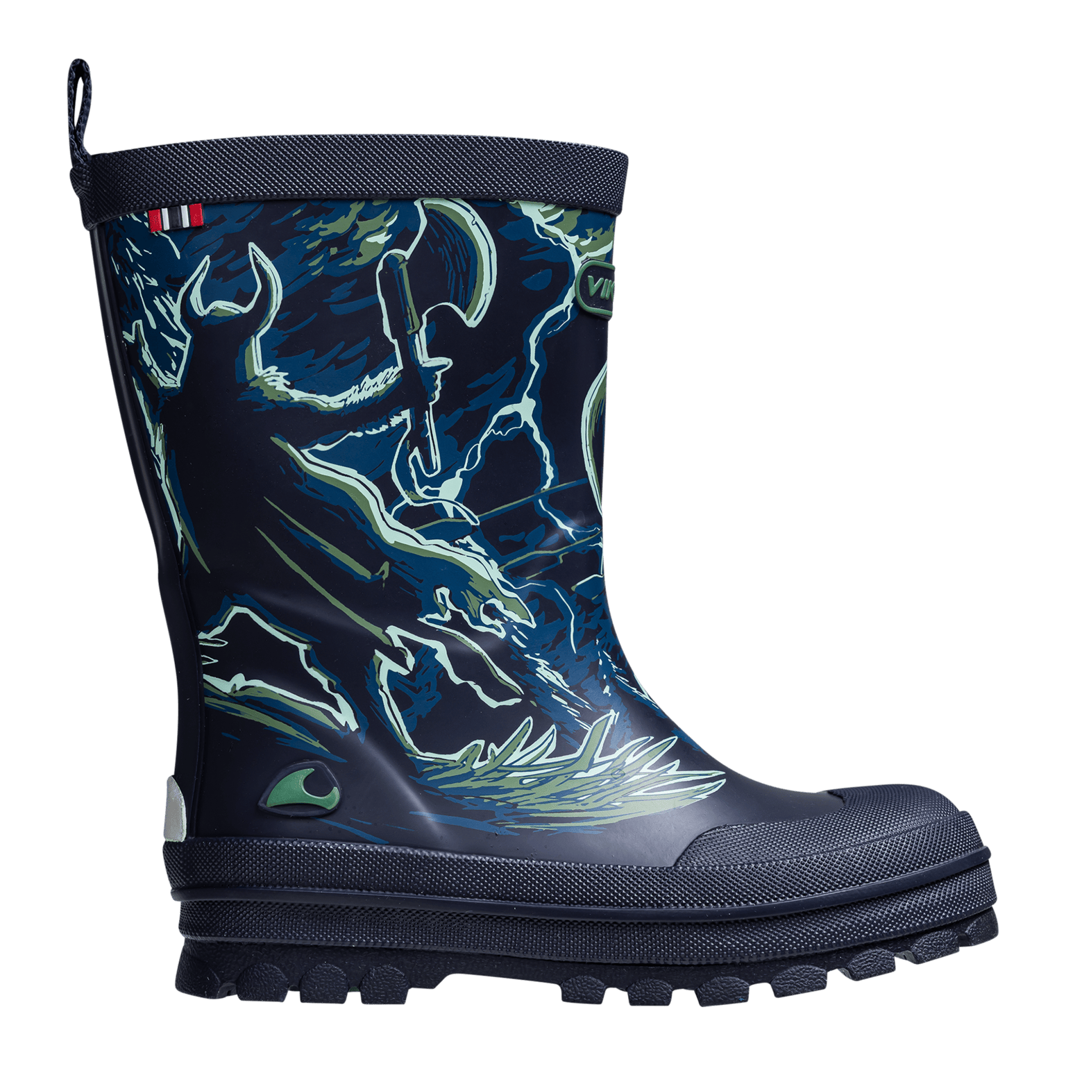Viking Alv Jolly Rubberlaarzen voor kinderen, uniseks, rood, 24 EU Breed
