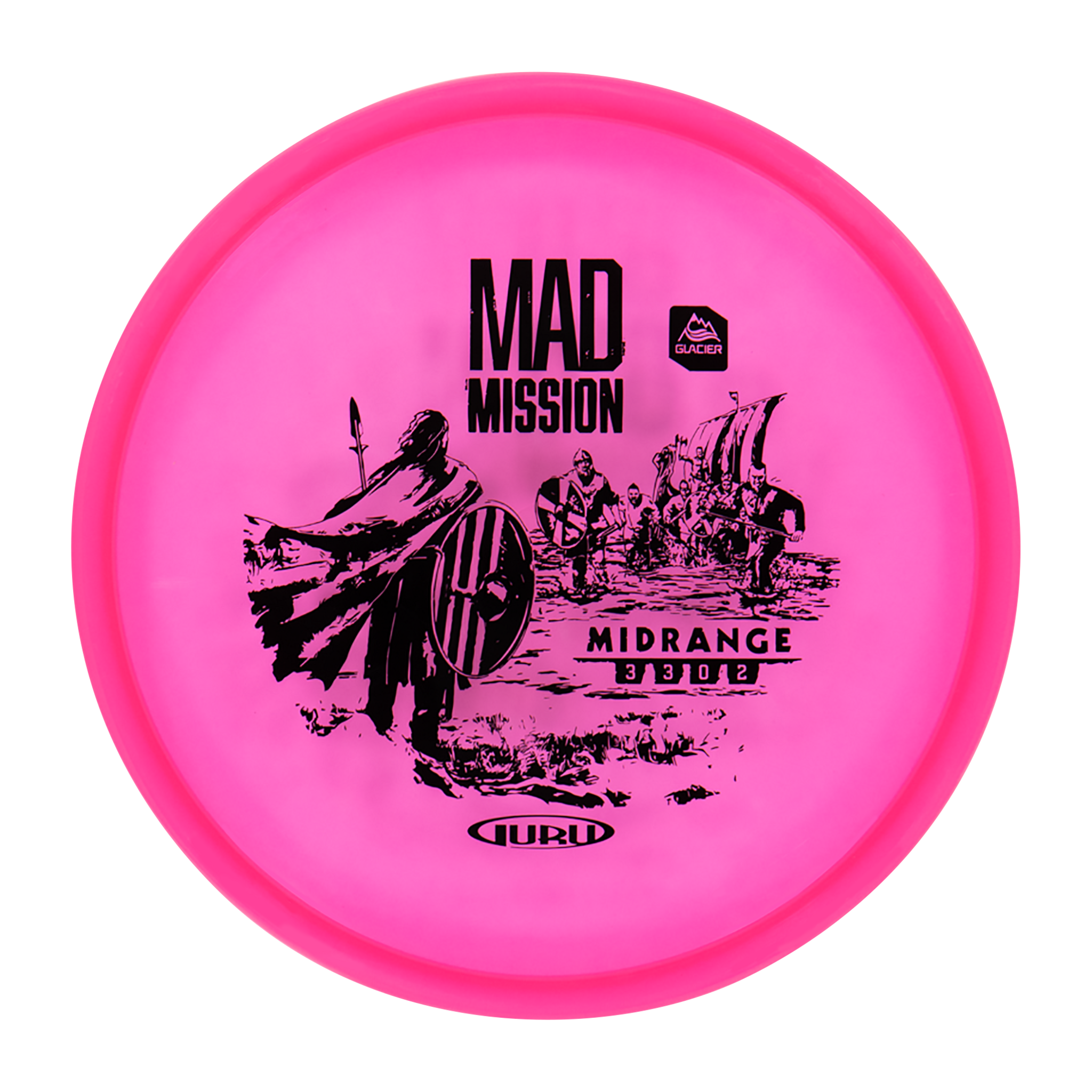 Guru Glacier Line Midrange Mad Mission, 170-175g, midrange frisbeegolf