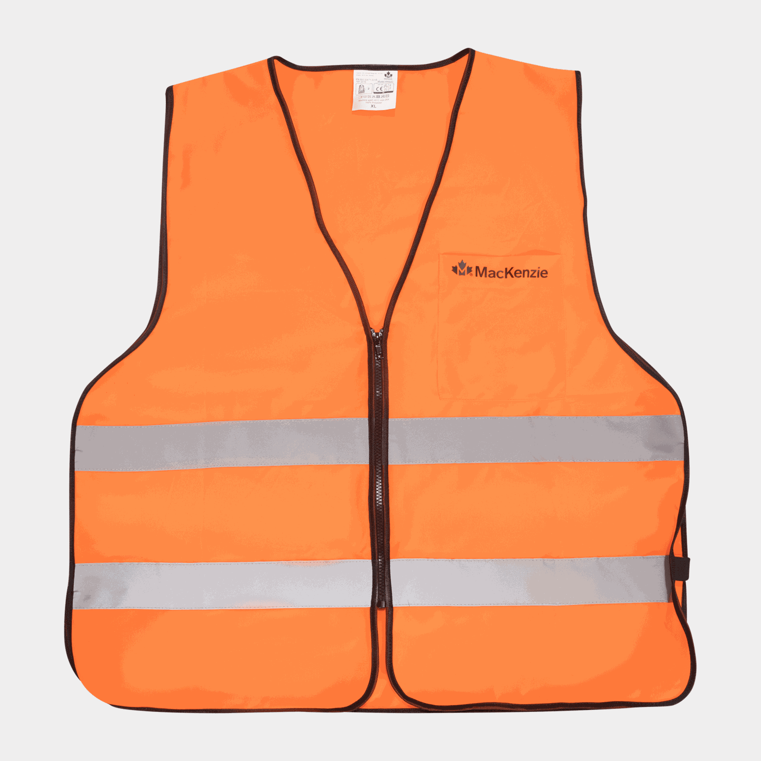 Safety Vest For Hunting, oransje signalvest, jakt - full image 4