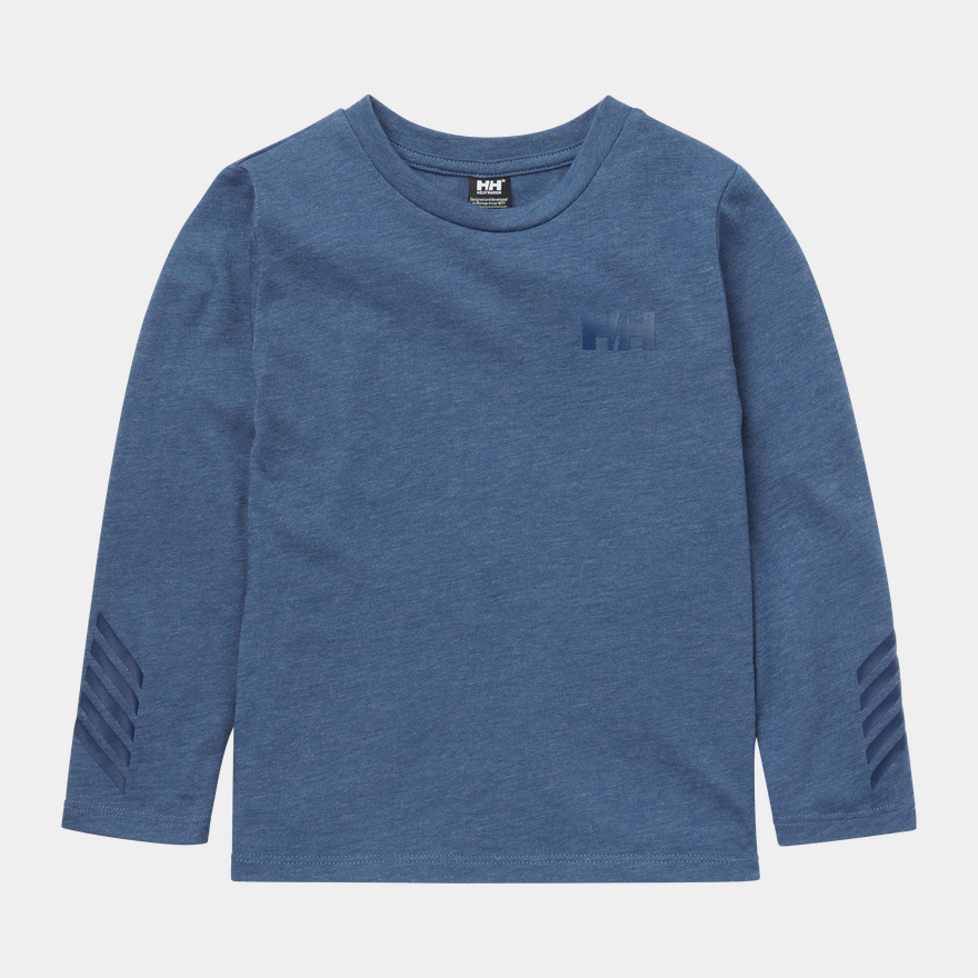 Loen Tech Long Sleeve, overdel i ullblanding, barn - full image 1