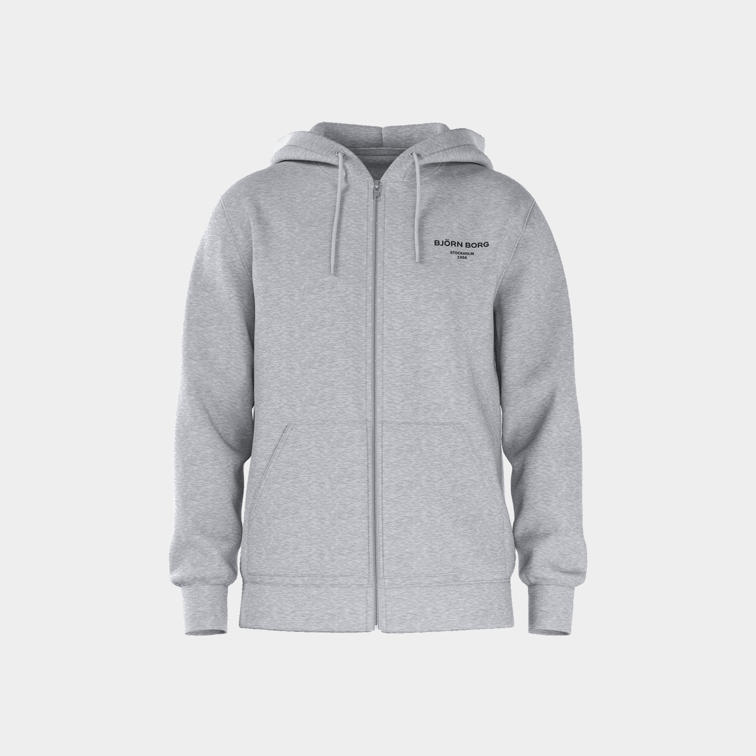 Borg Essential 1 Zip Hoodie, hettejakke, herre - full image 1