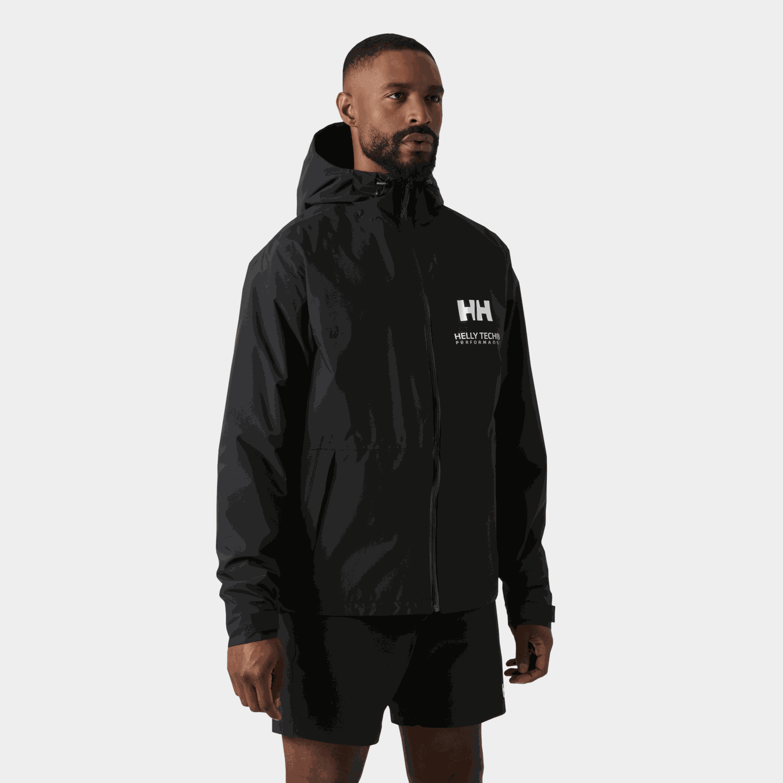 Ace Rain Jacket, regnjakke - Skalljakke - Svart | XXL