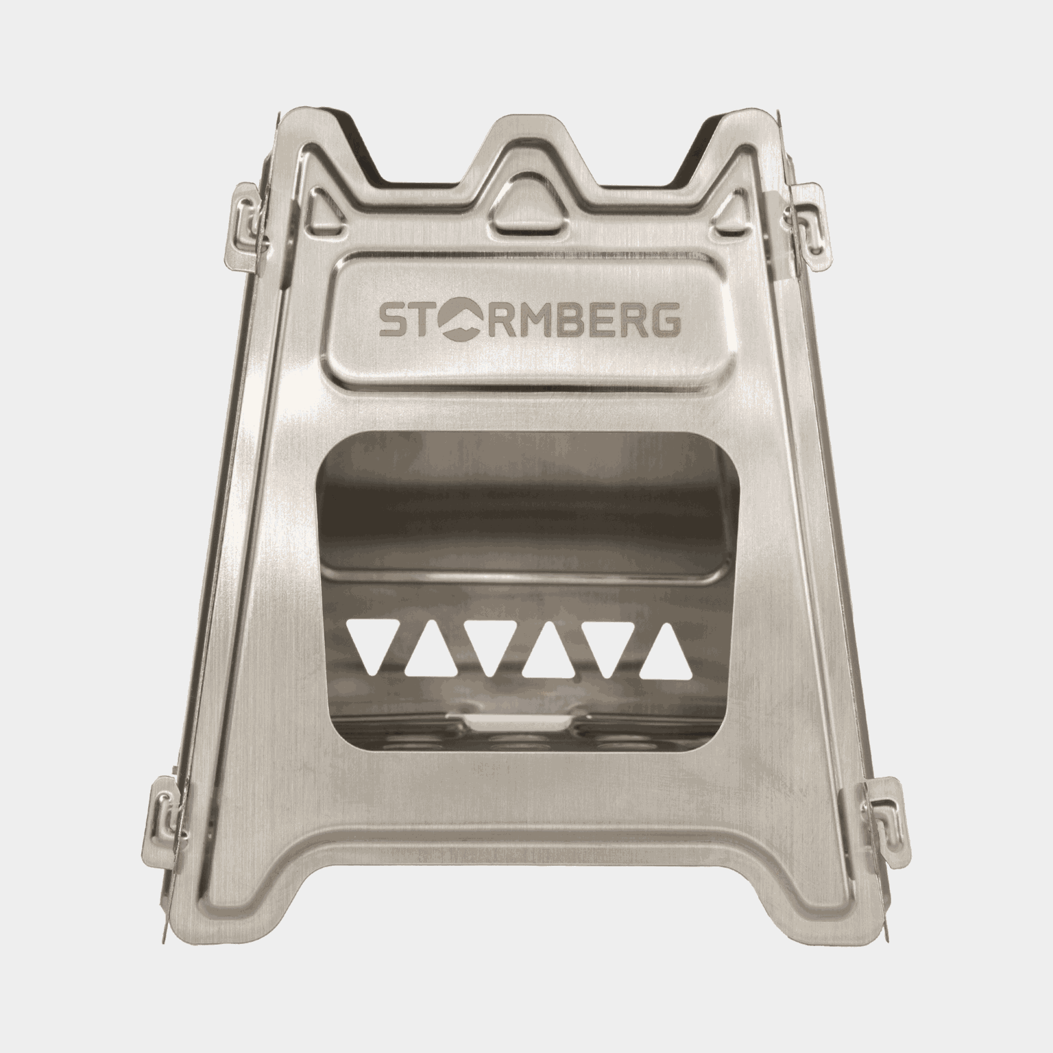 Stainless Steel Wood Stove, kvistbrenner - full image 1