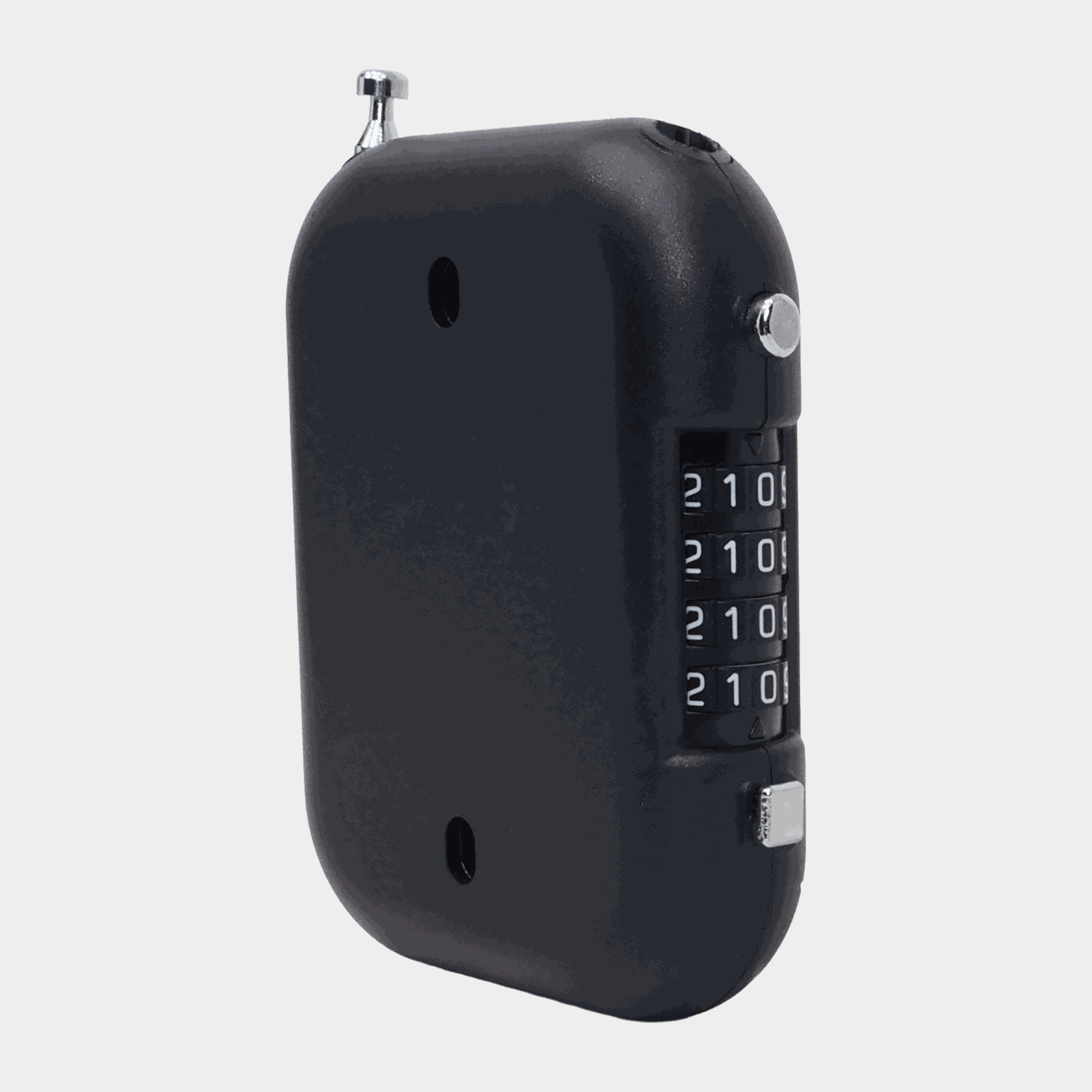 Scooter & Helmet lock 900mm Black, kombinasjonslås - full image 1