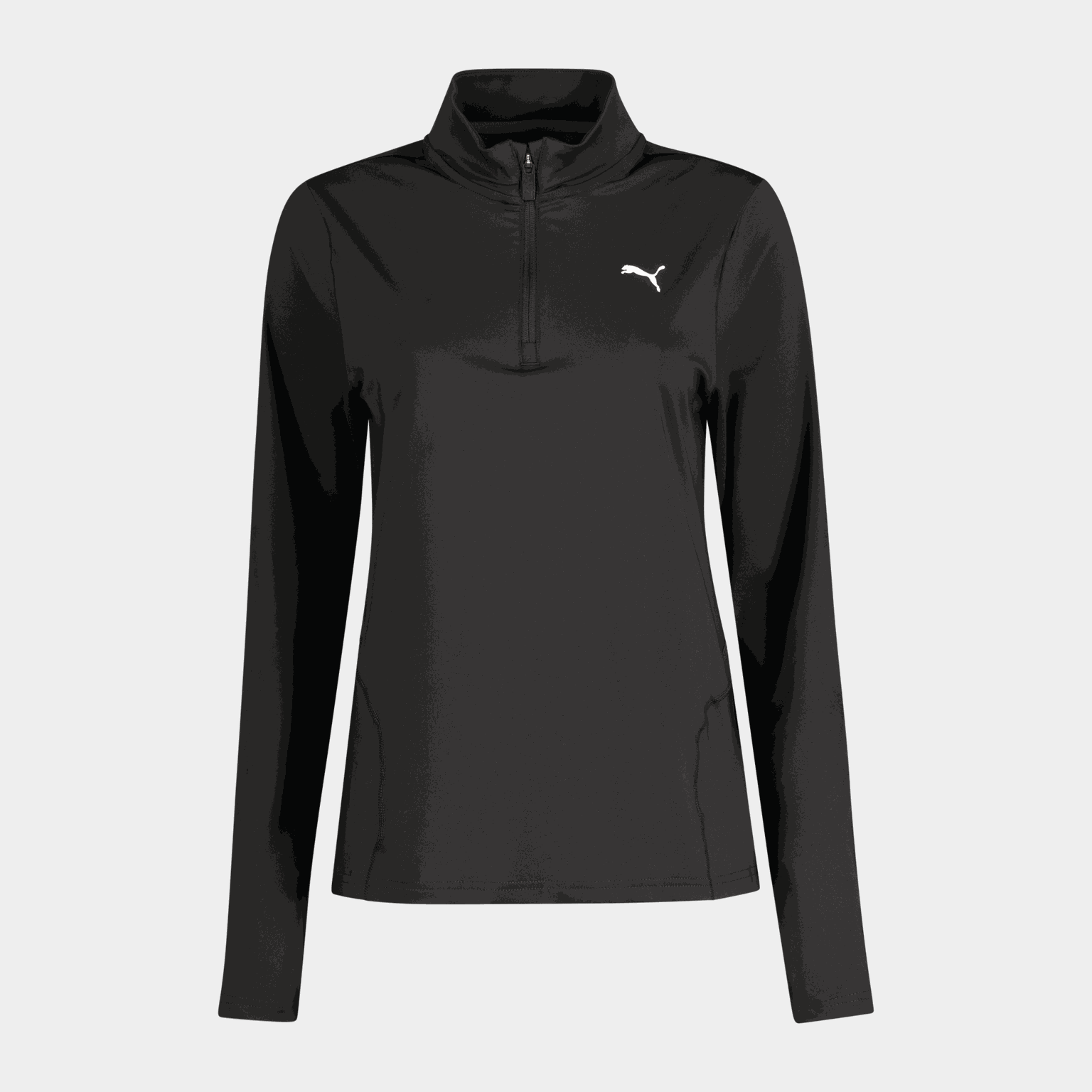 Running ¼ Zip Long Sleeve Tee, treningsgenser, dame - full image 1