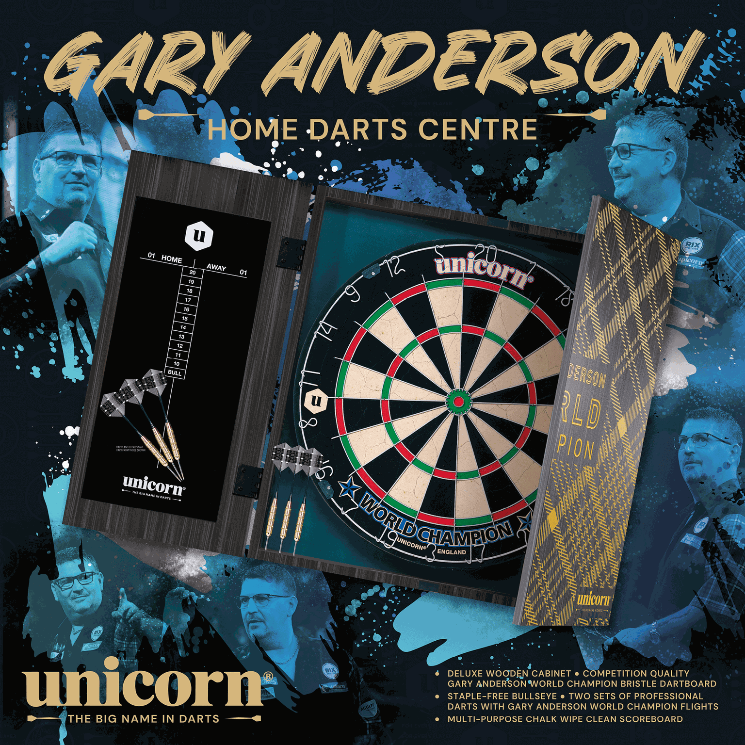 G.Anderson Dart Deluxe Cabinet, dartskap - full image 2