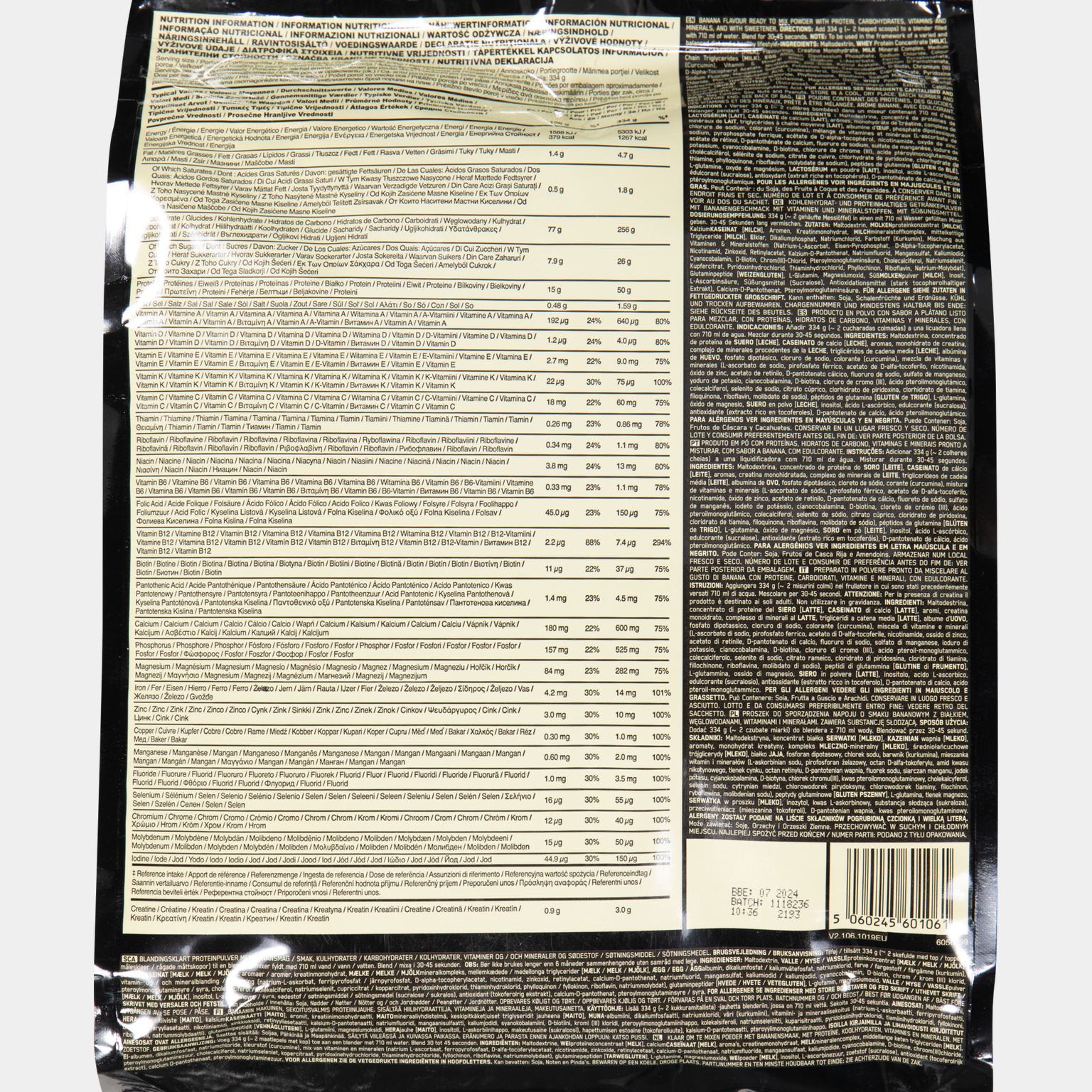 Serious Mass 5450 g, proteinpulver - full image 2