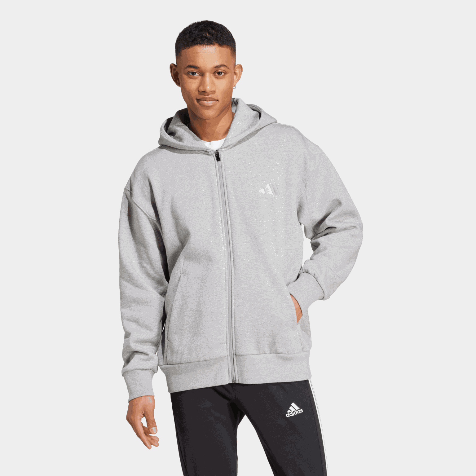 ALL SZN Fleece Full-Zip Hoodie, hettejakke, herre - full image 1