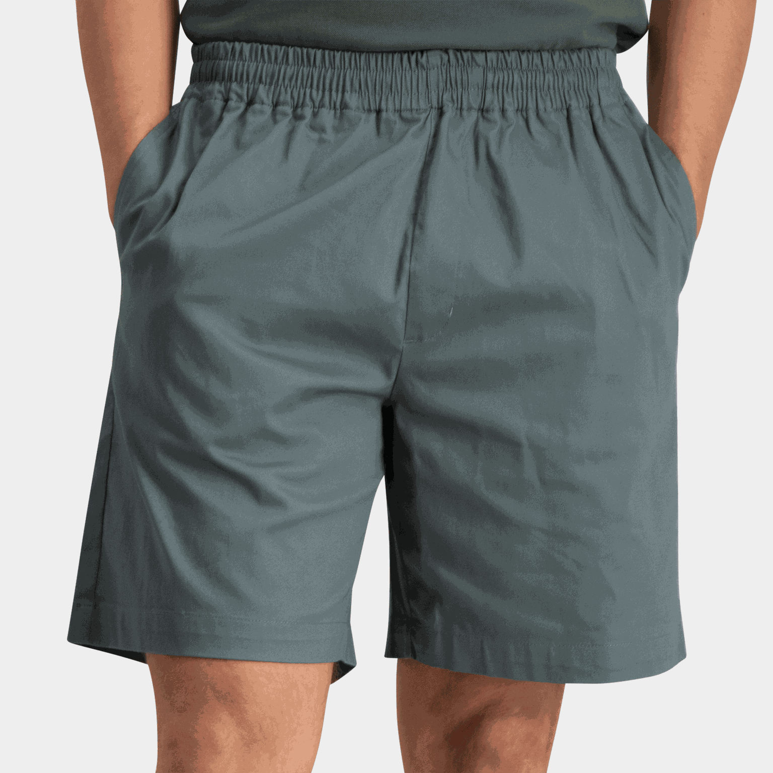 Center Woven Drawstring Shorts, shorts, herre - full image 4