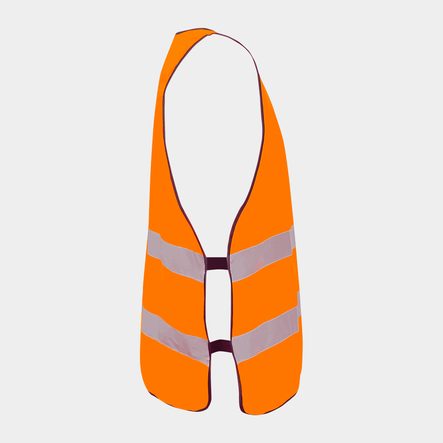 Safety Vest For Hunting, oransje signalvest, jakt - full image 2