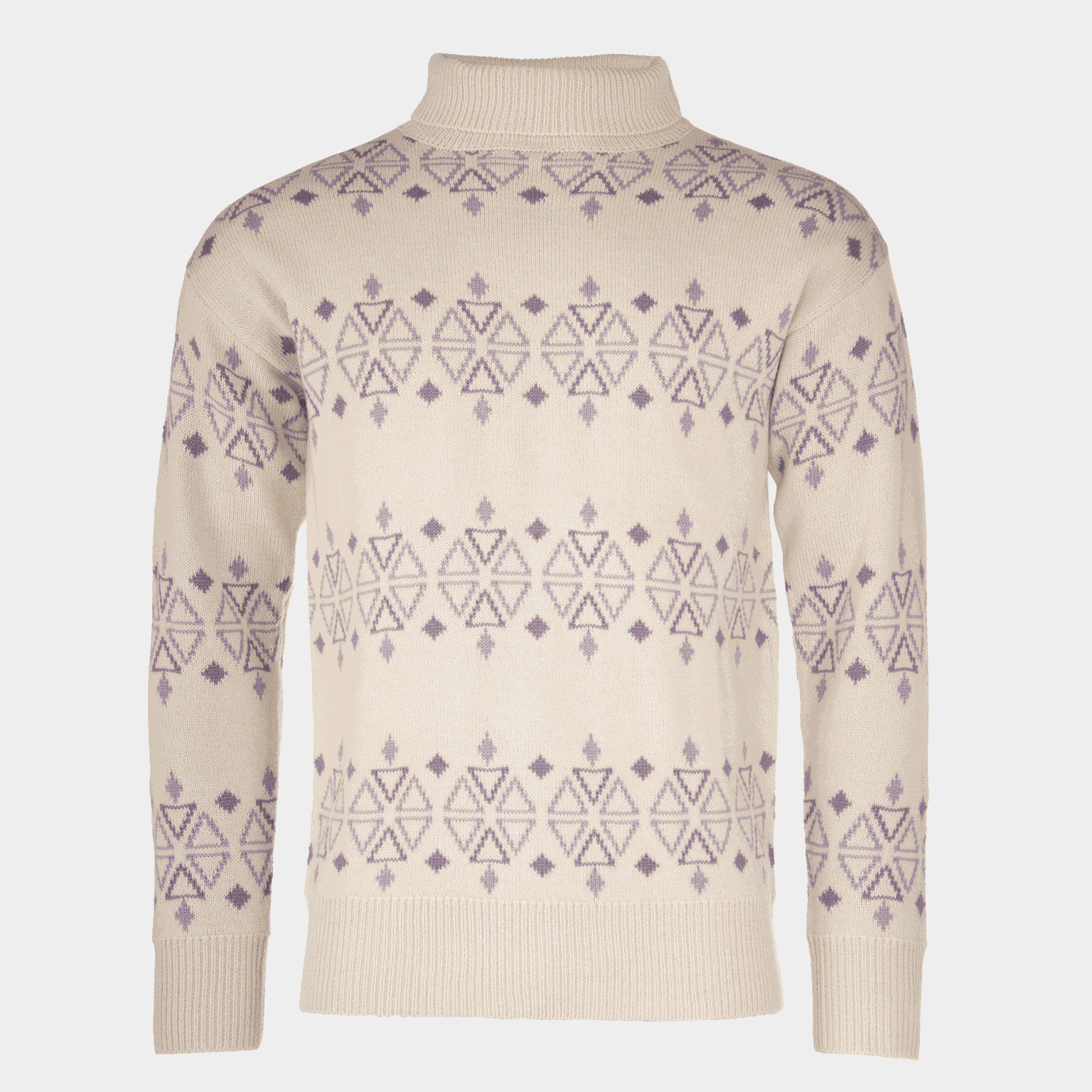 Jokkmokk Wool Round Turtleneck Sweater, ullgenser - full image 1