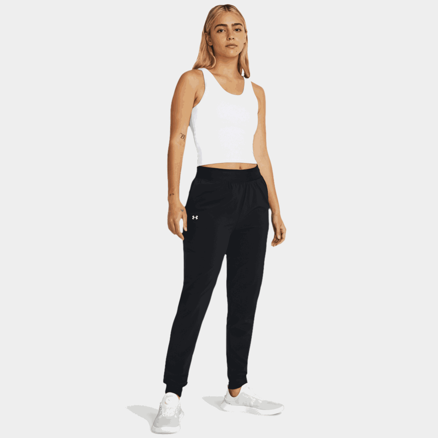 High Rise Woven Pant, treningsbukse, dame - full image 4