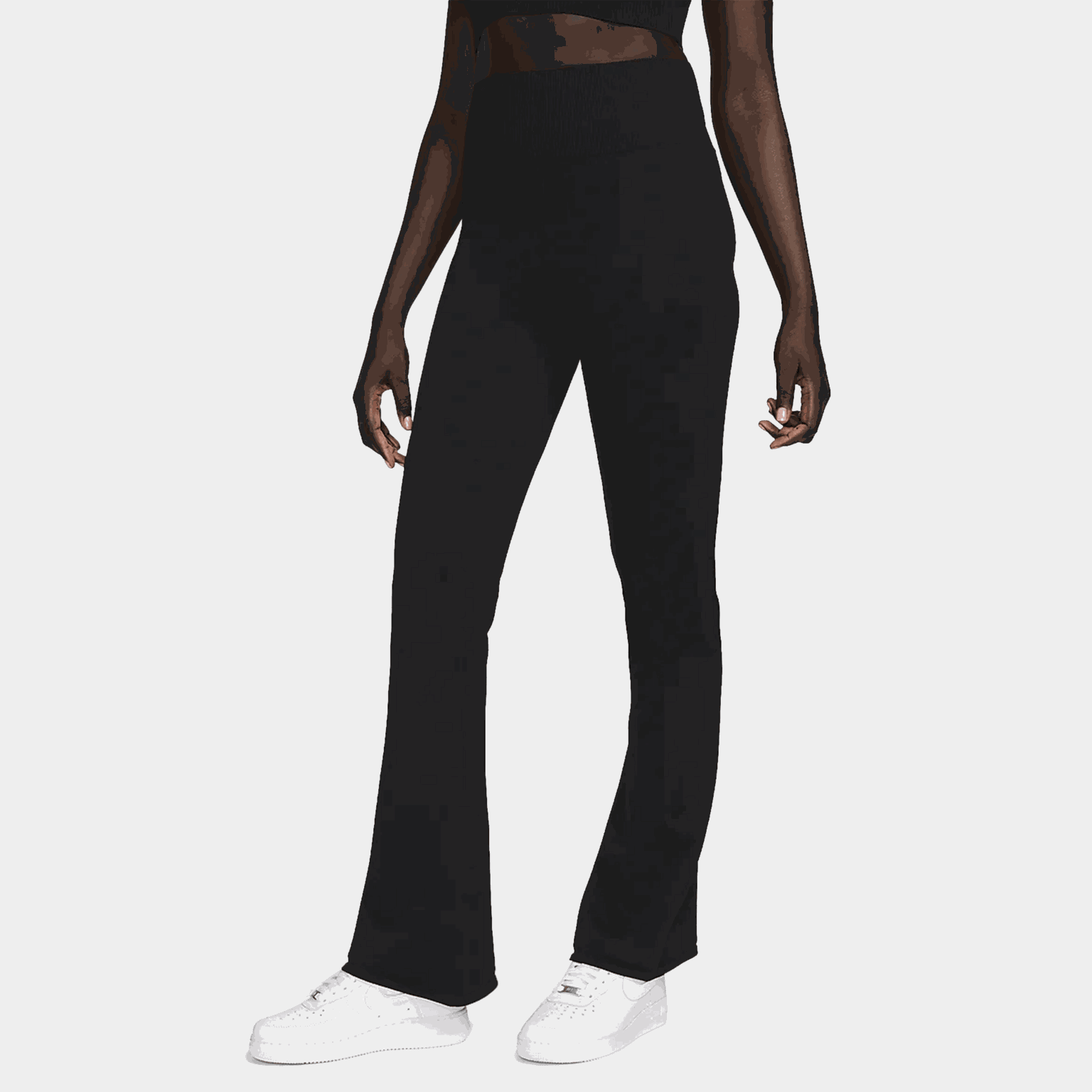 Chill Knit Tight High-Waisted Flared Trousers, tights, dame - full image 1