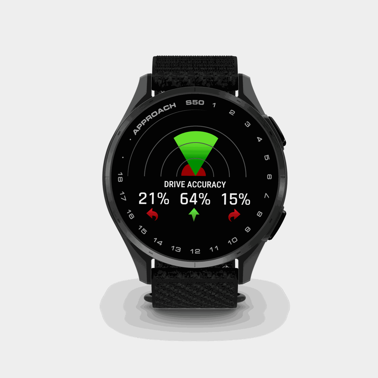 Approach S50, 43 mm, Golf GPS, golfklokke - full image 1