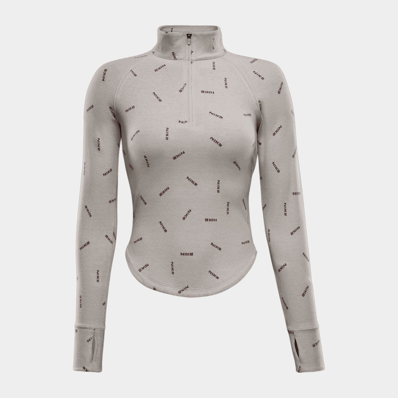 Slim 1/2-Zip Long Sleeve Top, dame - full image 3