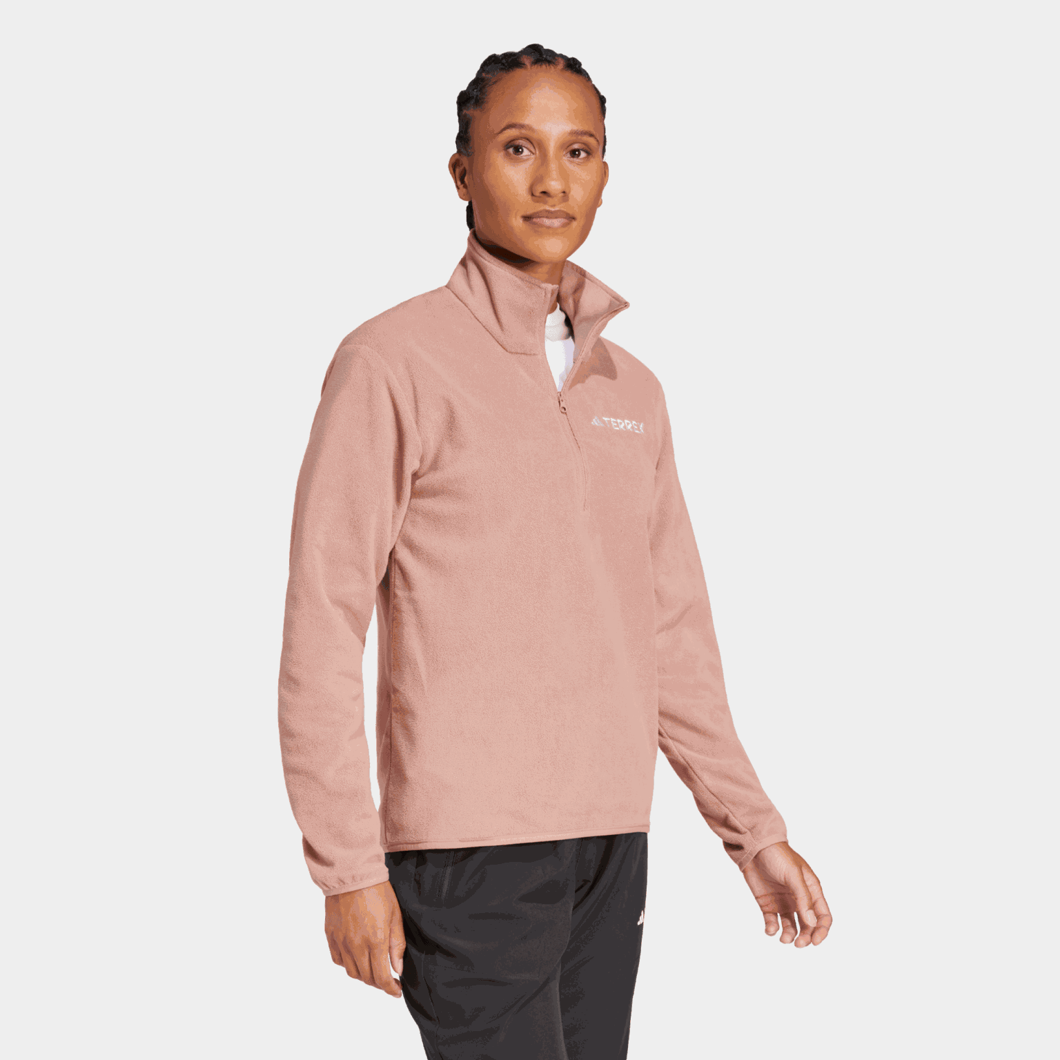 Multi Essentials 1/2 Zip Fleece Jacket, fleecegenser, dame - full image 2