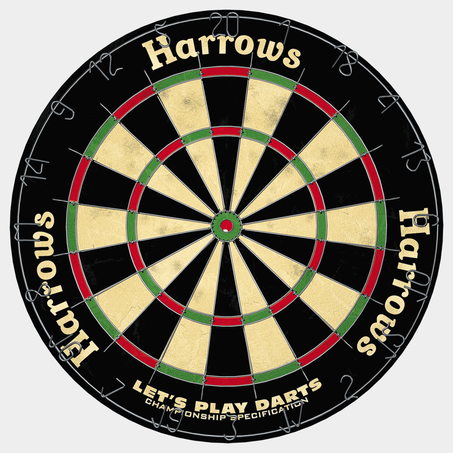 Dart Set Lets Play Darts Bristle, dartskive - full image 1