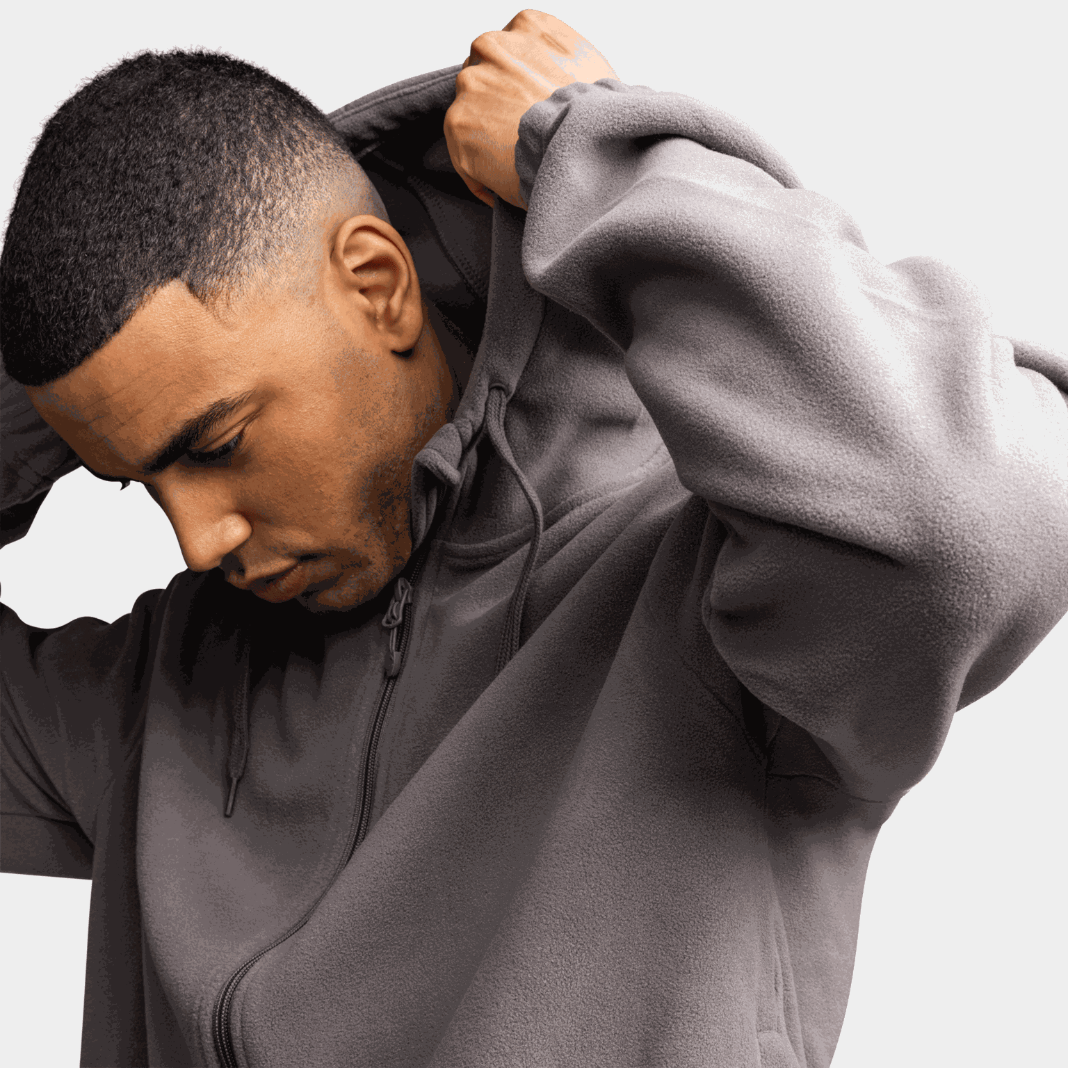 Tryvann Hood Fleece Jacket, fleecejakke - full image 3