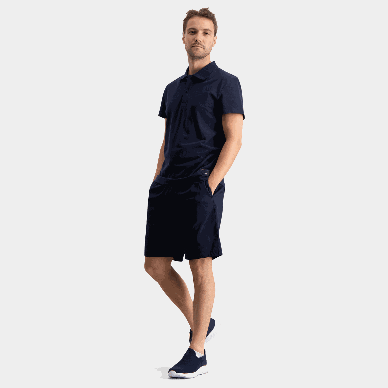 Center Woven Drawstring Shorts, shorts, herre - full image 4