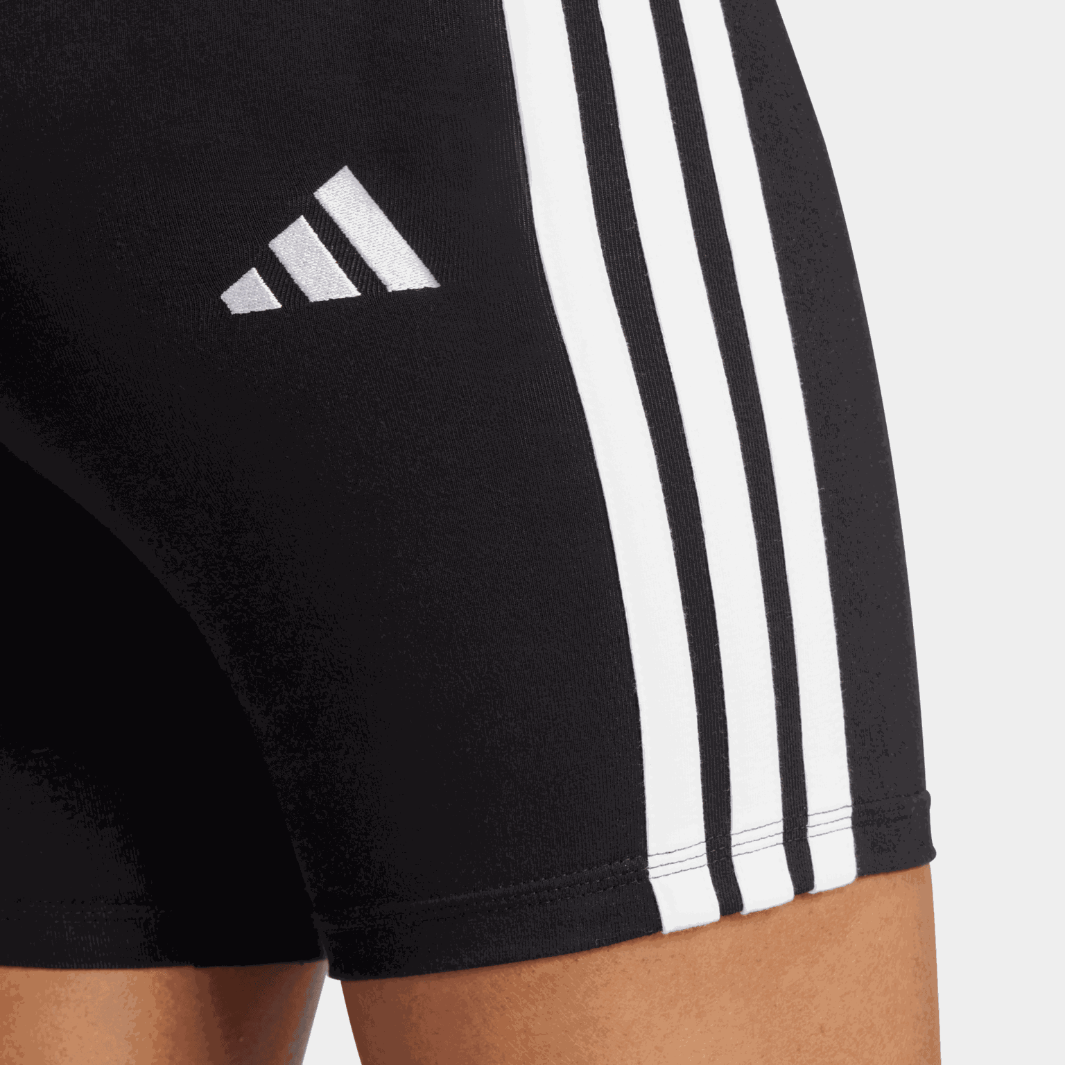 Essentials 3-Stripes High Waisted Biker Shorts, biker shorts, dame - full image 4
