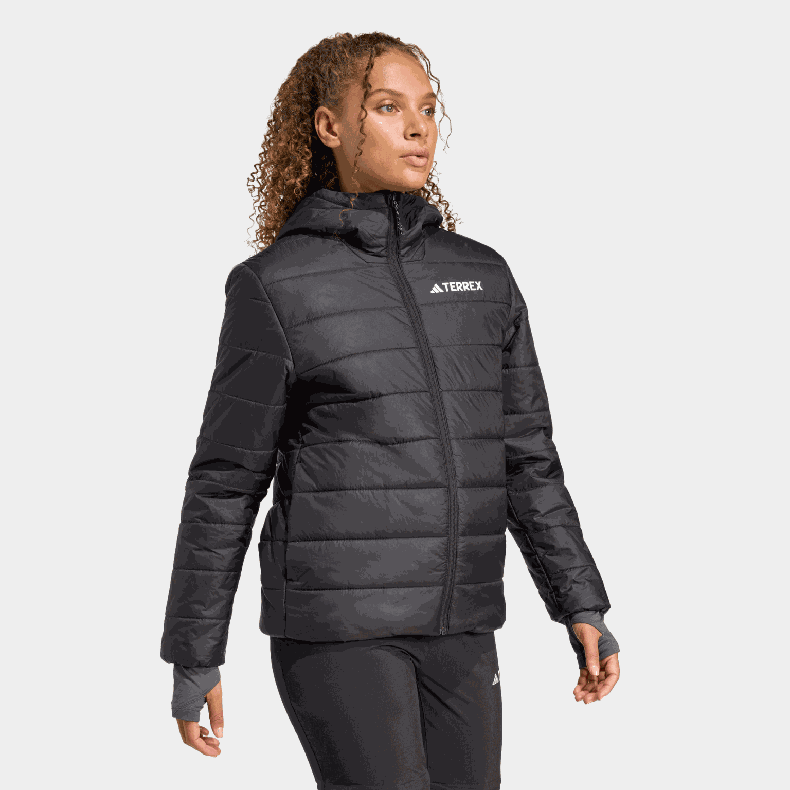 Terrex Multi Essentials Climawarm Insulated Hooded Jacket, isolasjonsjakke, dame - full image 2
