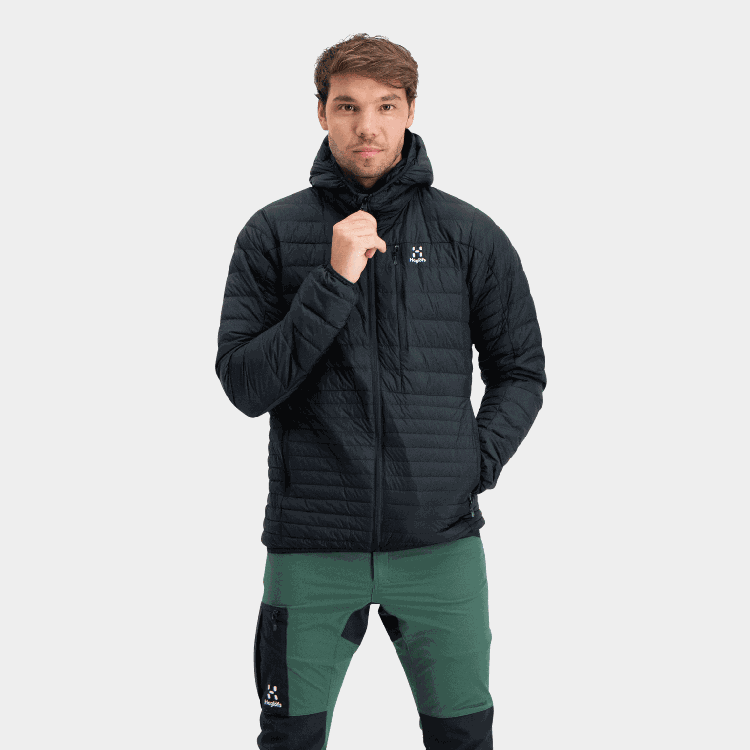 Micro Nordic Down Hood, dunjakke, herre - full image 1