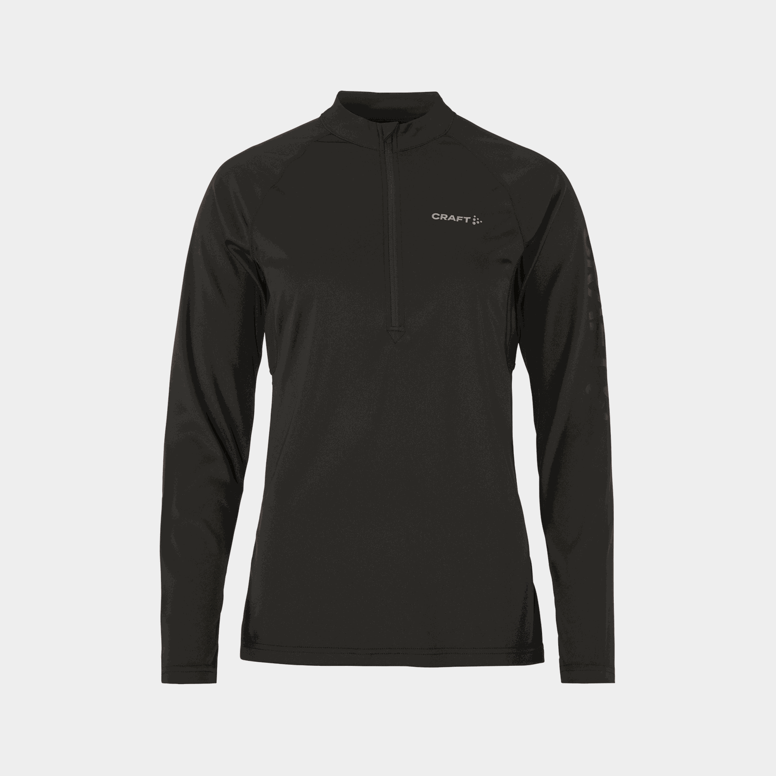 Core Charge Long Sleeve Zip Tee 2, treningsgenser, dame - full image 1