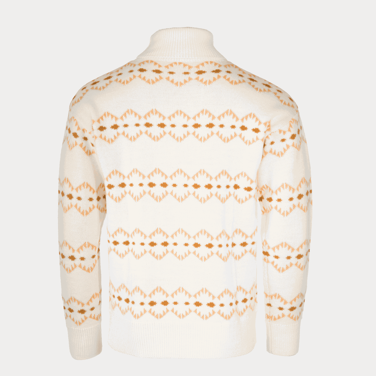 Jokkmokk Wool Stripe Turtleneck Sweater, ullgenser - full image 2