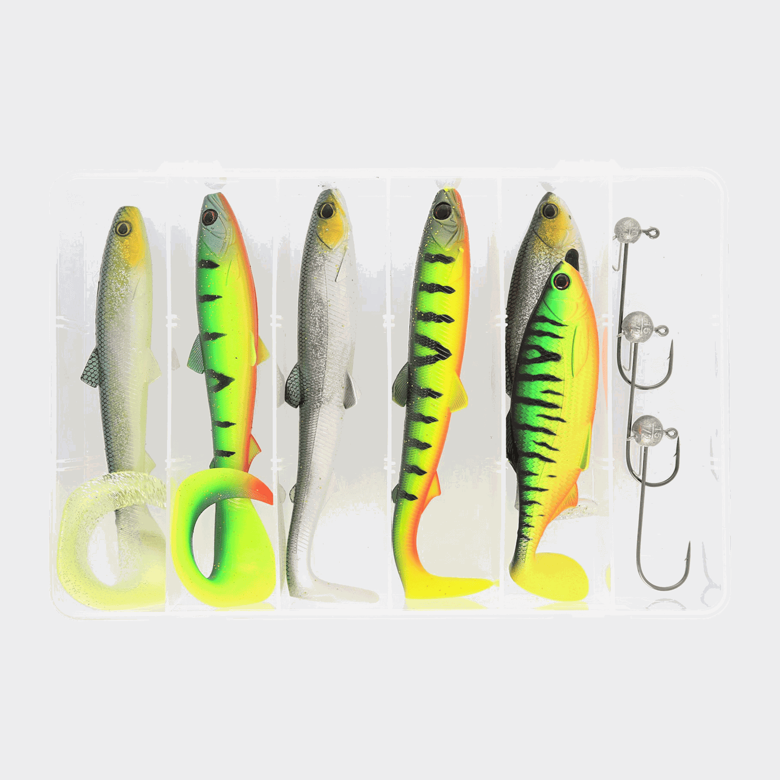 Pike Box Cast & Jig 10Pcs, jiggsett - full image 1