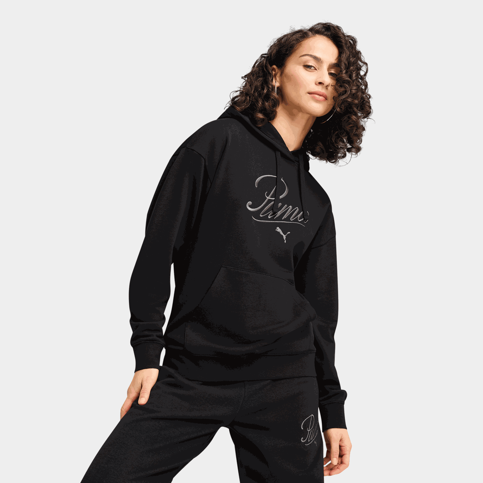 ESS Script Comfort Hoodie, hettegenser, dame - full image 1