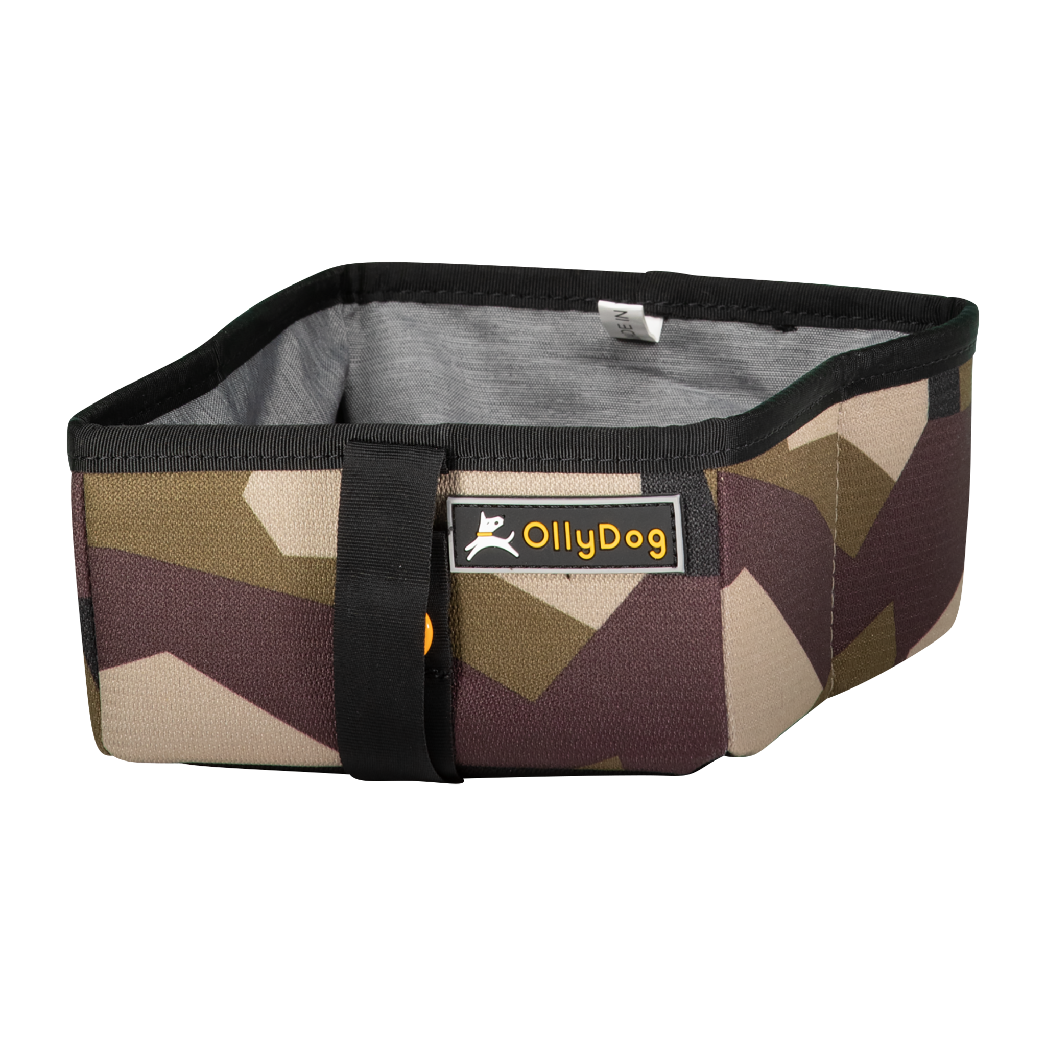 OllyDog Crumple Travel Bowl Swedish Camo, hundeskål