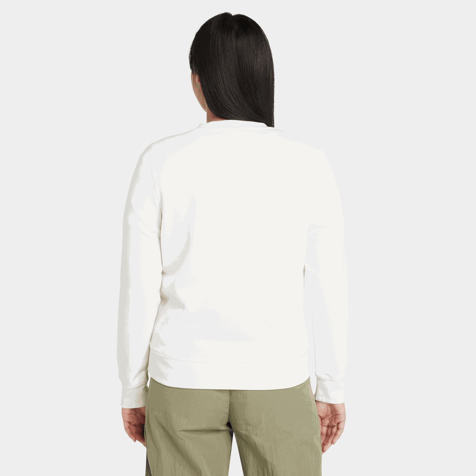 Brushed Back Crew Sweat, genser, dame - full image 3