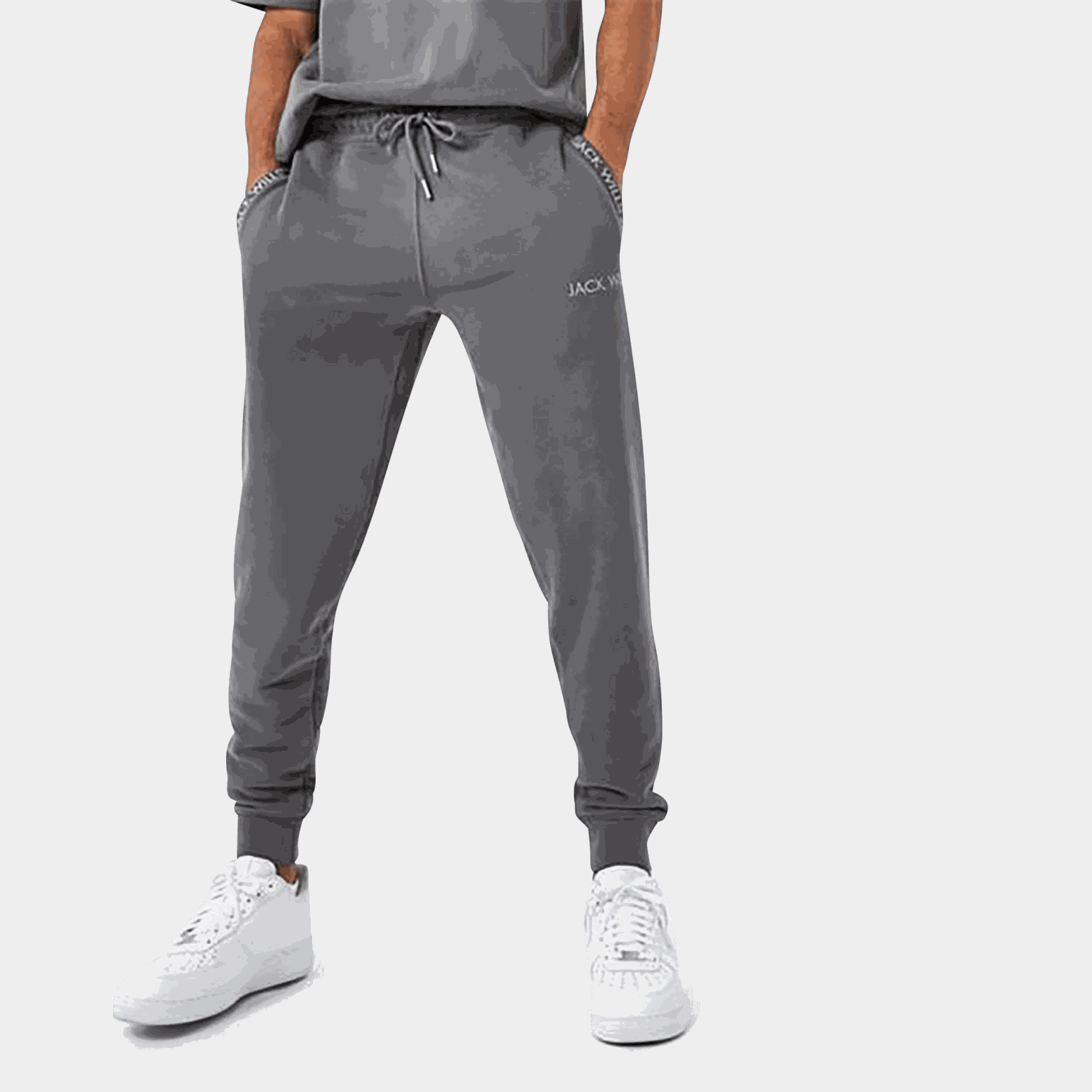 Jacquard Jog, joggebukse - full image 1