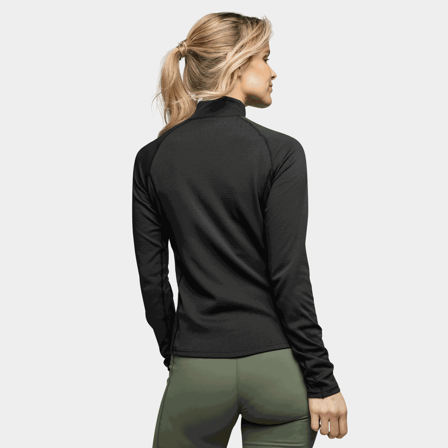 Brushed Halfzip, treningsgenser, dame - full image 2