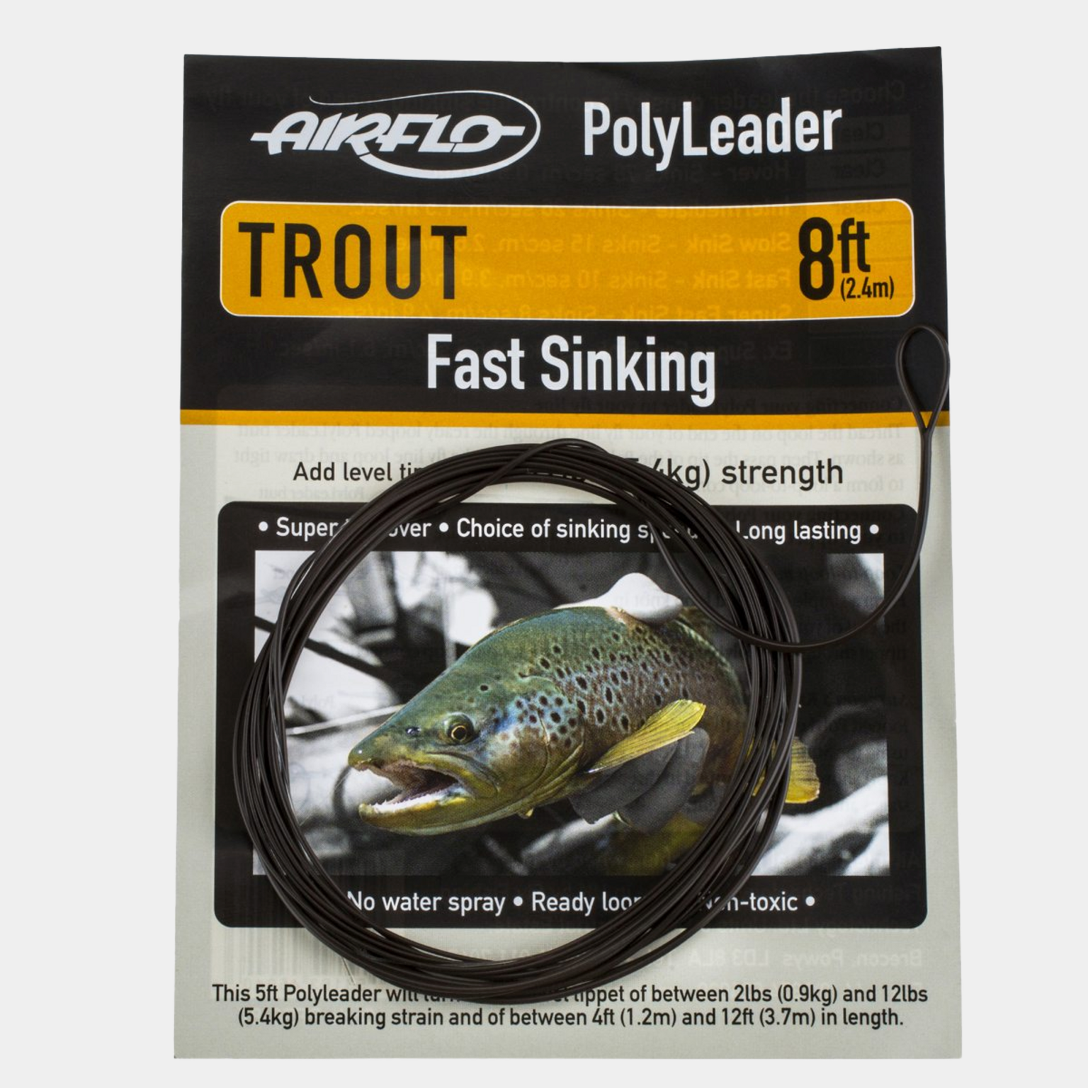 TROUT 8' FAST SINK POLYLEADER, line - full image 2