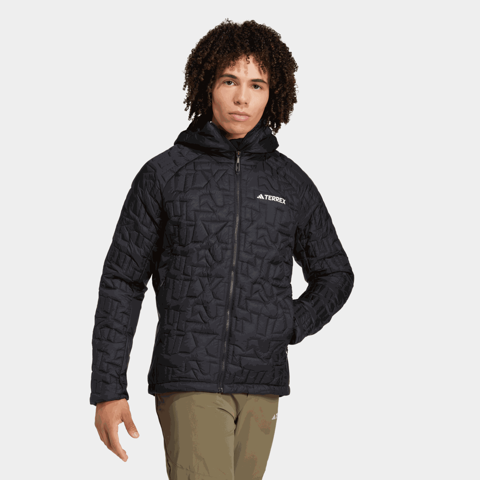 Terrex Xperior PrimaLoft Loose Fill Insulated Hooded Jacket, isolasjonsjakke - full image 3