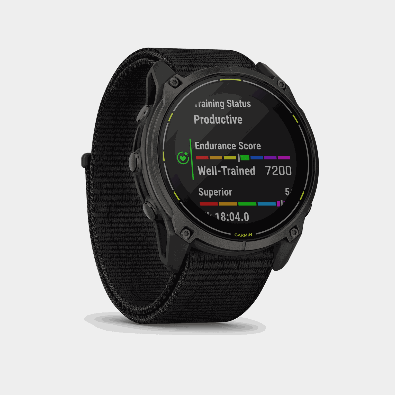 Enduro 3 – mm, Solar, Sapphire, Carbon Gray DLC Ti, ultrafit Nylon Strap, smartklokke - full image 3