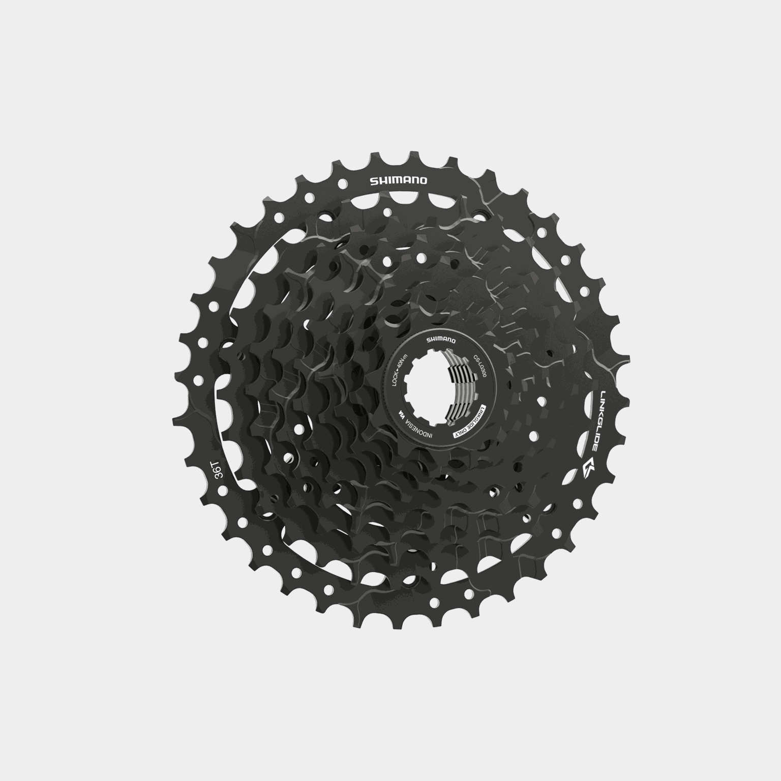 Cassette 11-36 9s CS-LG300 Cues, shimano-kassett - full image 2