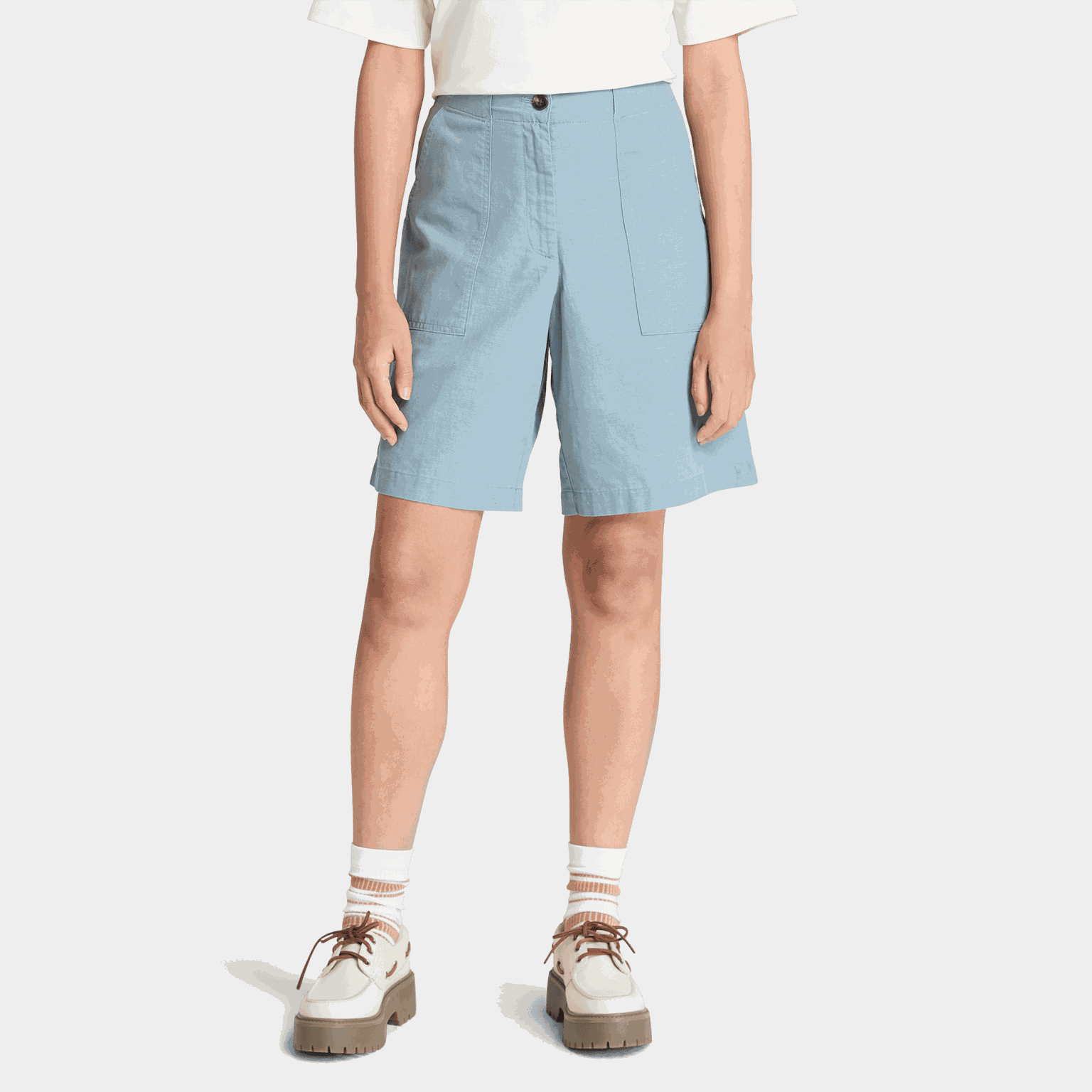Linen Bermuda, shorts, dame - full image 1