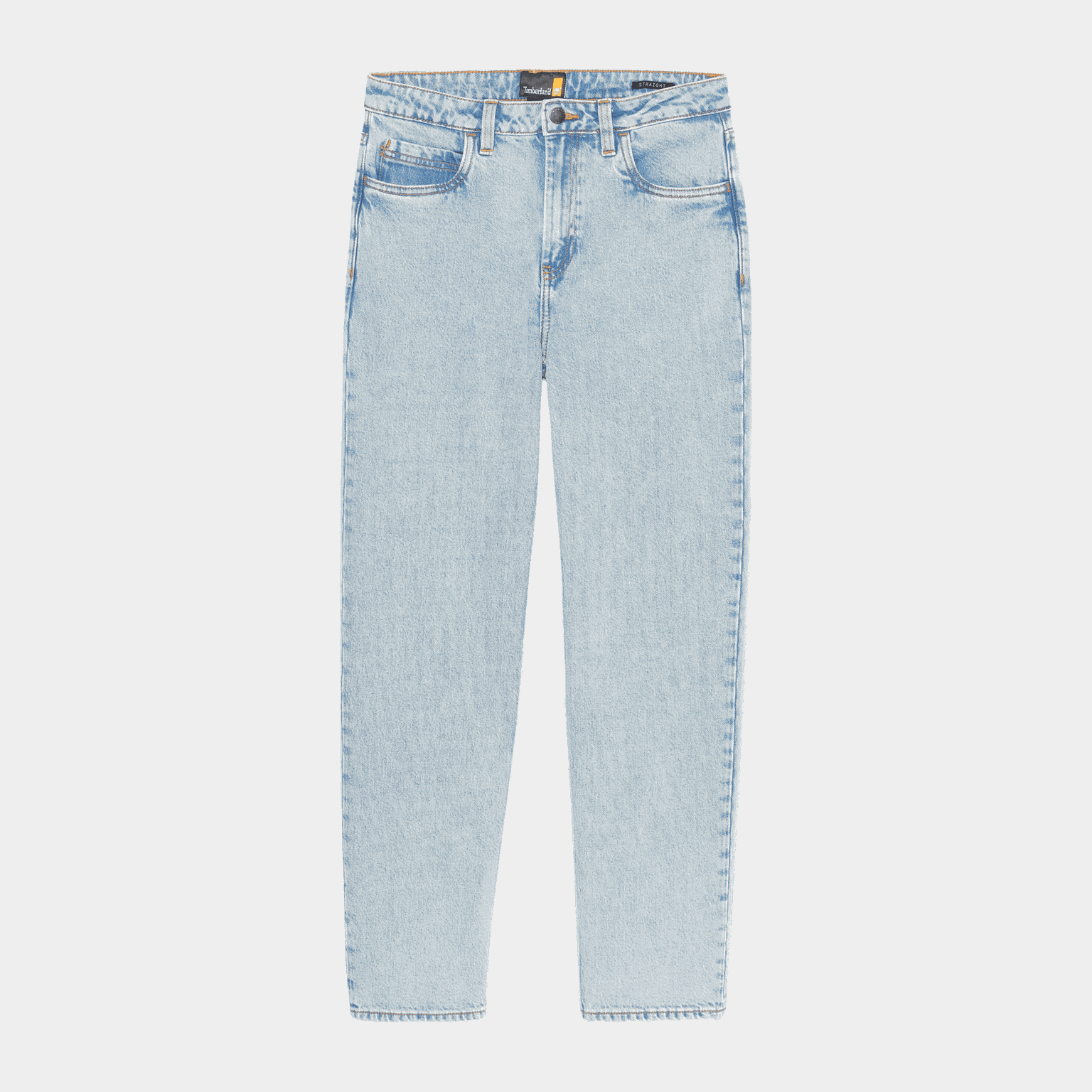 Denim Straight Pants, bukse, dame - full image 3