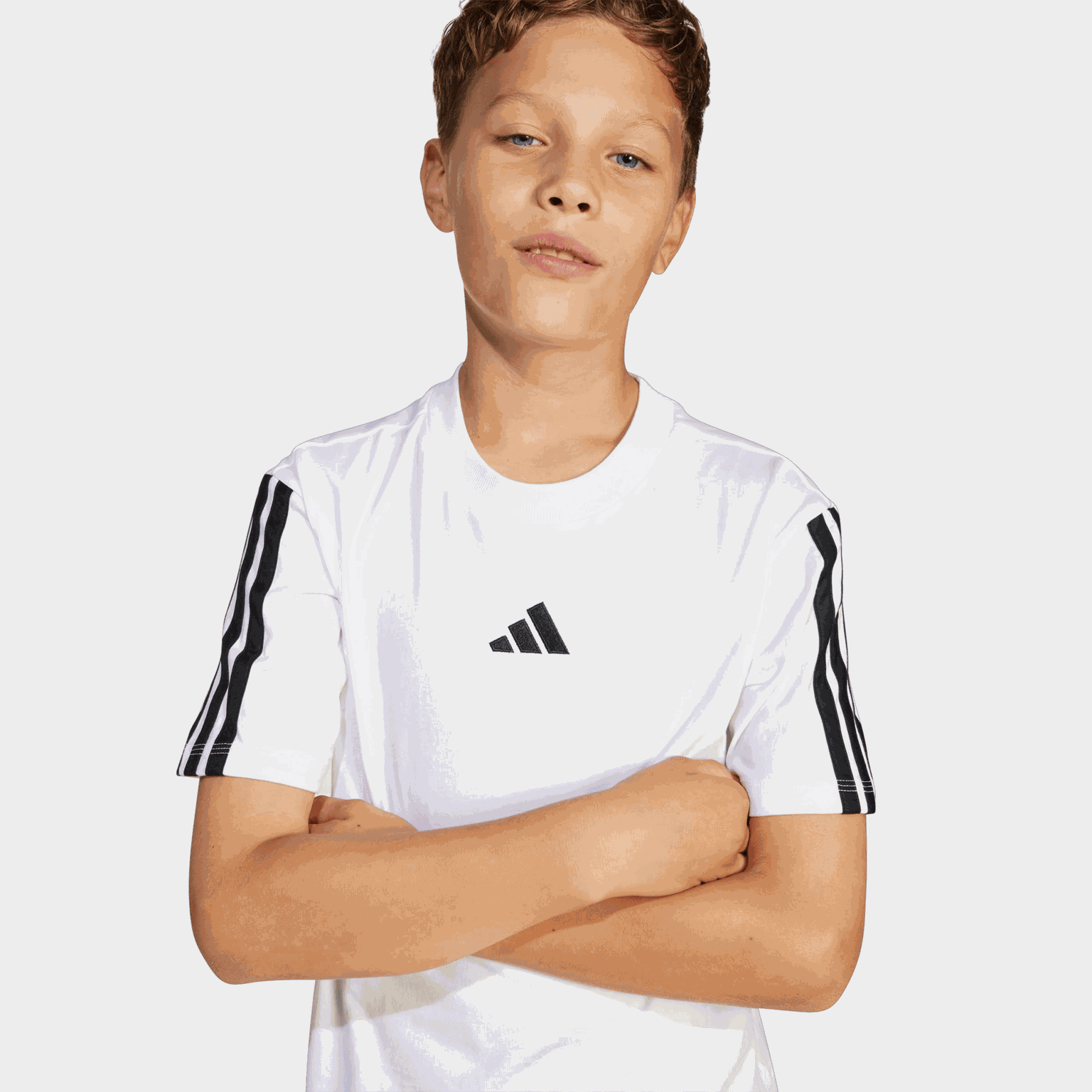 Essentials 3-Stripes T-Shirts, t-skjorte. junior - full image 4