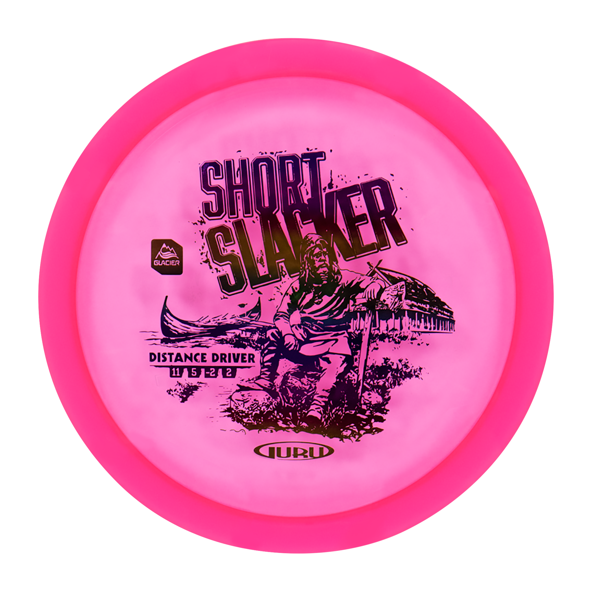 Guru Glacier Line Driver Short Slacker, 170-175g, driver frisbeegolf