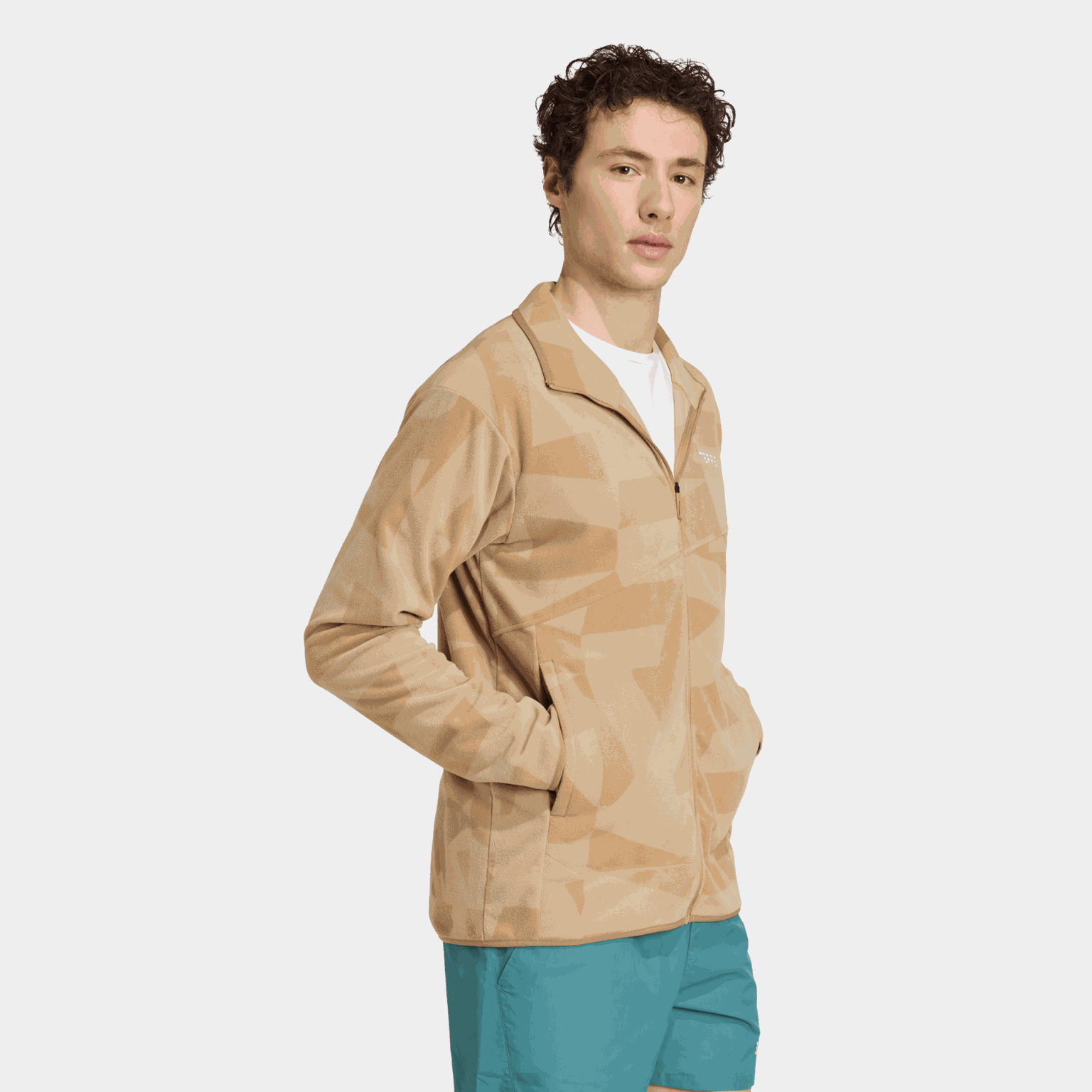 Terrex Multi Printed Full-Zip Fleece Jacket, fleecejakke - full image 3