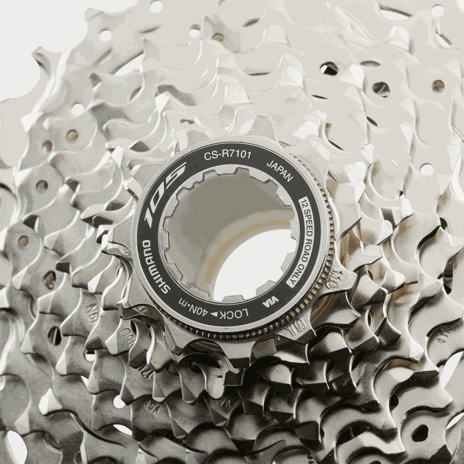 Cassette CS-R7101 105 11-34T 12S, 12-delt kassett - full image 1